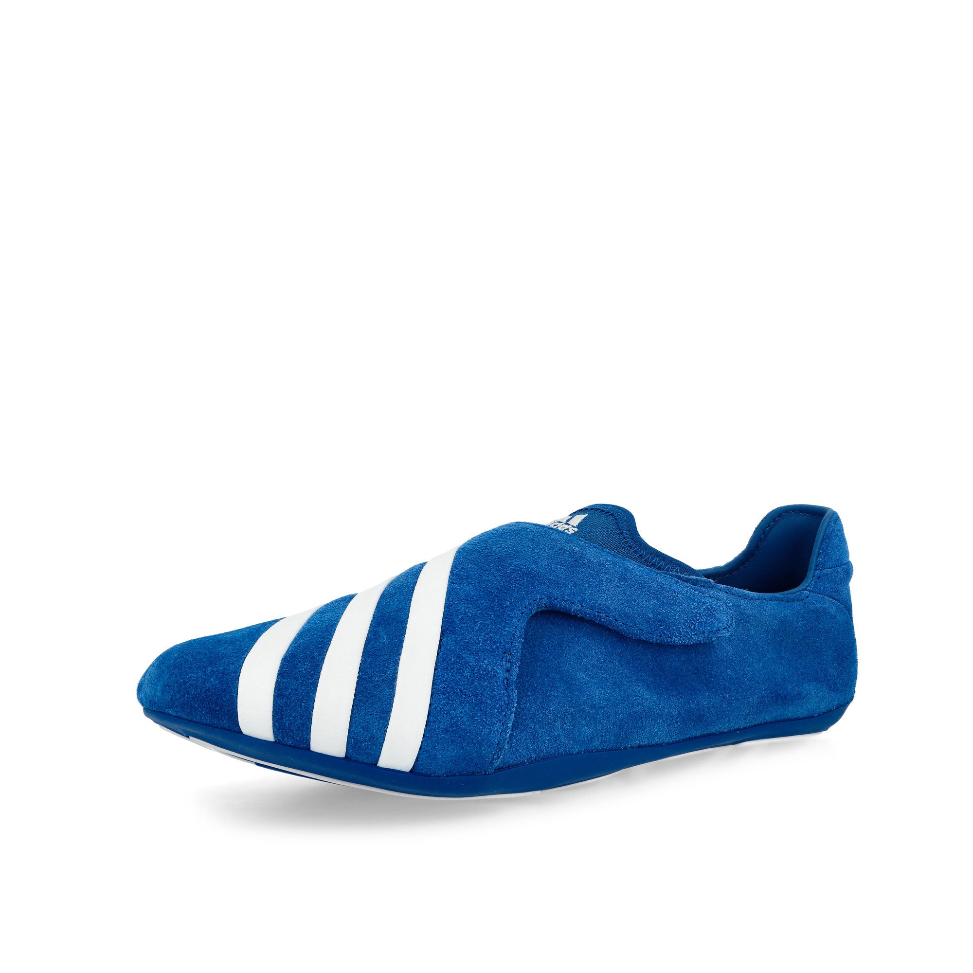 Pharrell Williams x adidas Vario Flat Earther Blue / Footwear White / Blue Low Top Sneaker KJ9380 Close-up | Overkill