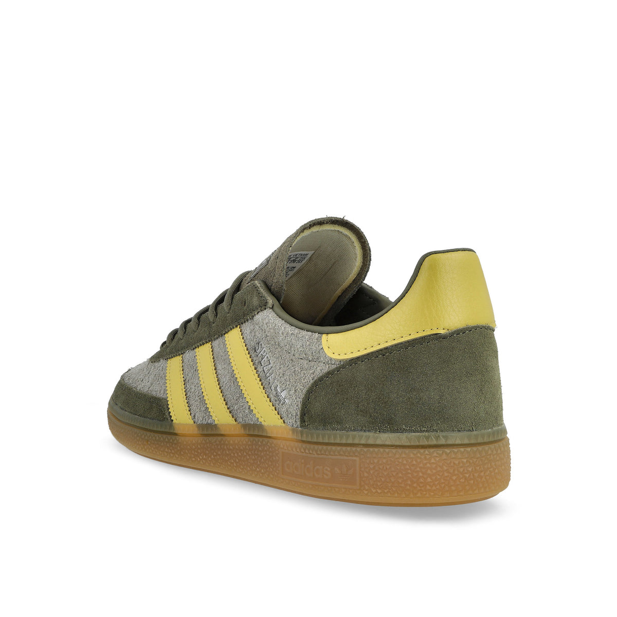 adidas Handball Spezial Olive Strata / Pyrite / Gum 4 Sneaker KJ9956 Material | Overkill