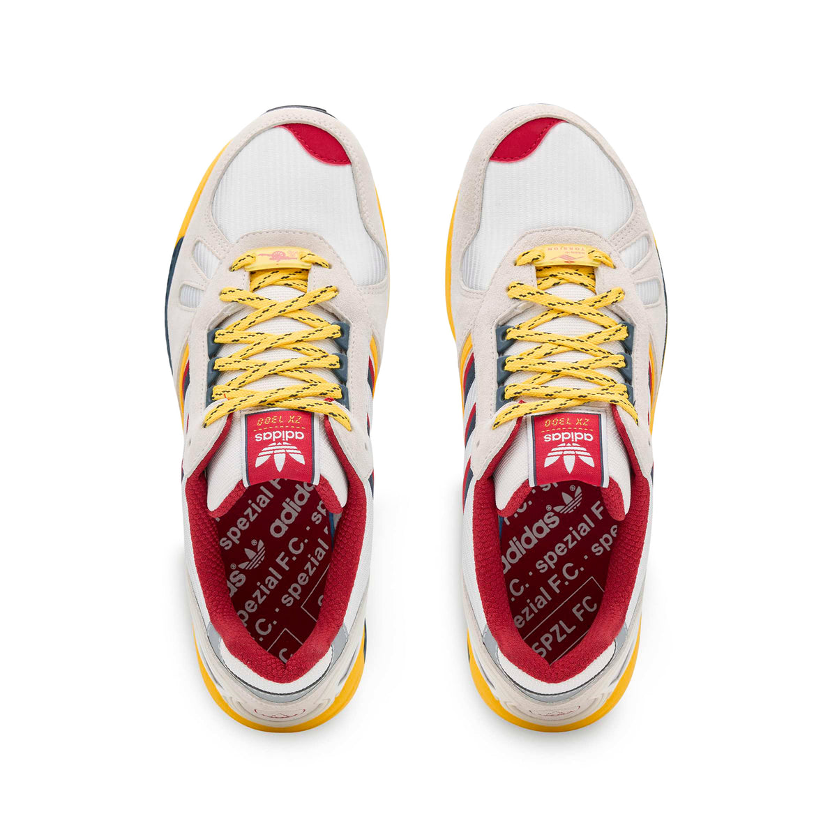 adidas Arsenal FC ZX 7300 SPZL F.C. Crystal White / Crystal White / Aurora Ink Low Top Sneakers KK0761 Material | Overkill