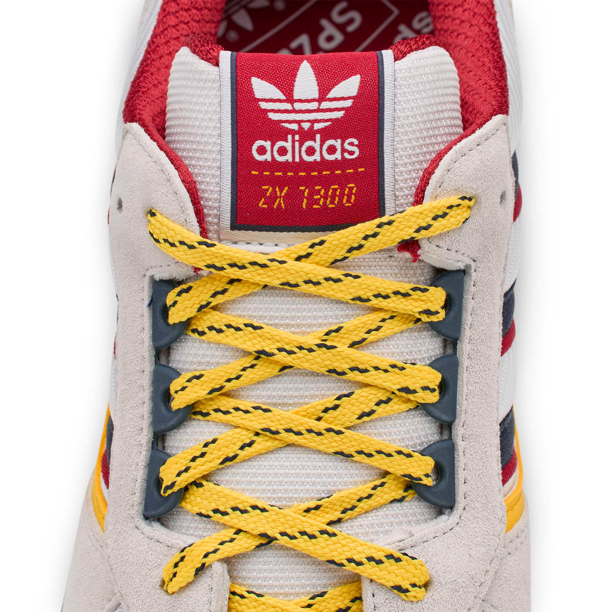 adidas Arsenal FC ZX 7300 SPZL F.C. Crystal White / Crystal White / Aurora Ink Low Top Sneakers KK0761 Detail View 2 | Overkill
