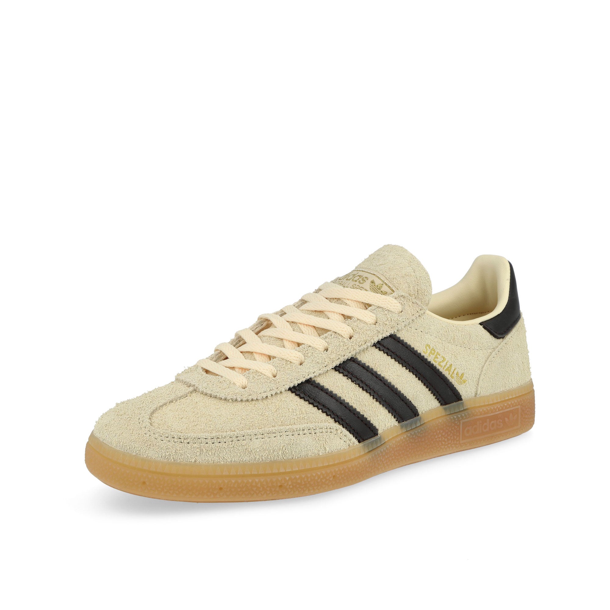 adidas Handball Spezial W Warm Vanilla / Aurora Coffee / Gold Metallic Sneaker KK0932 Close-up | Overkill