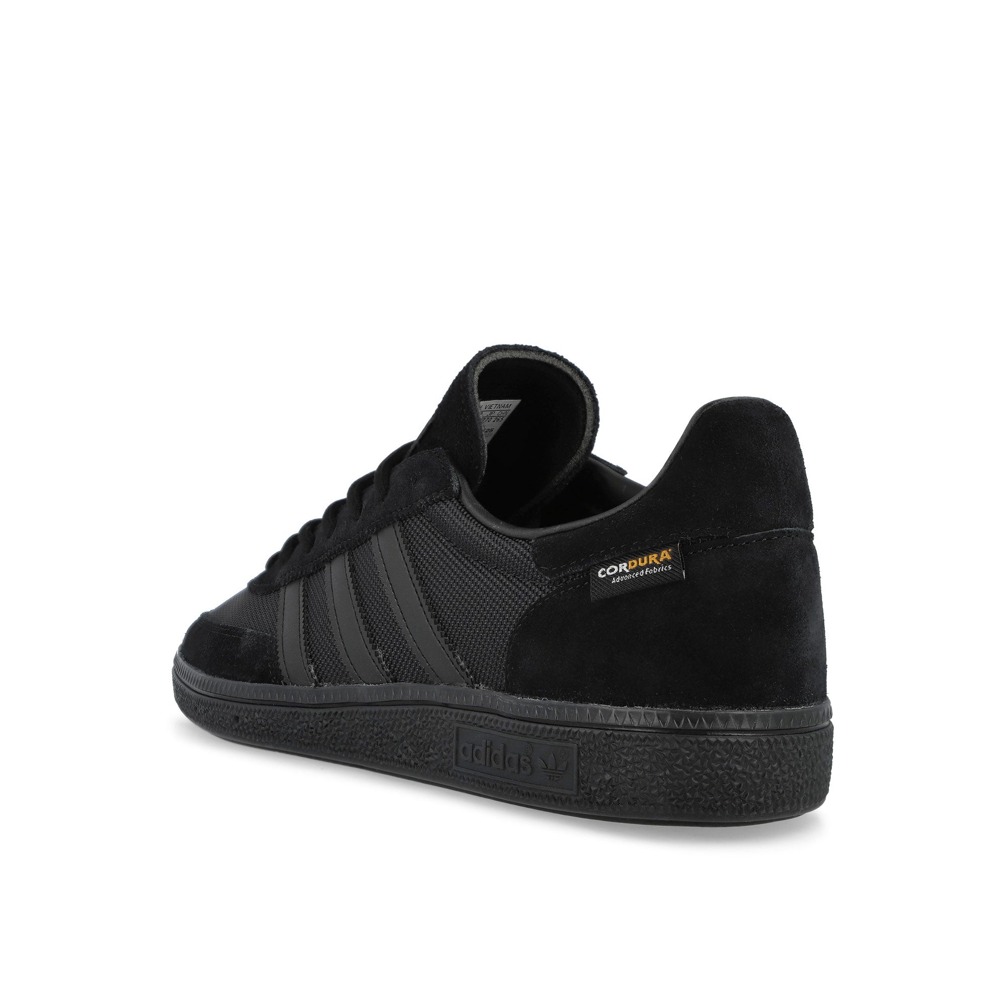 adidas Handball Spezial Core Black / Core Black / Carbon Low Top Sneakers KK1148 Material | Overkill