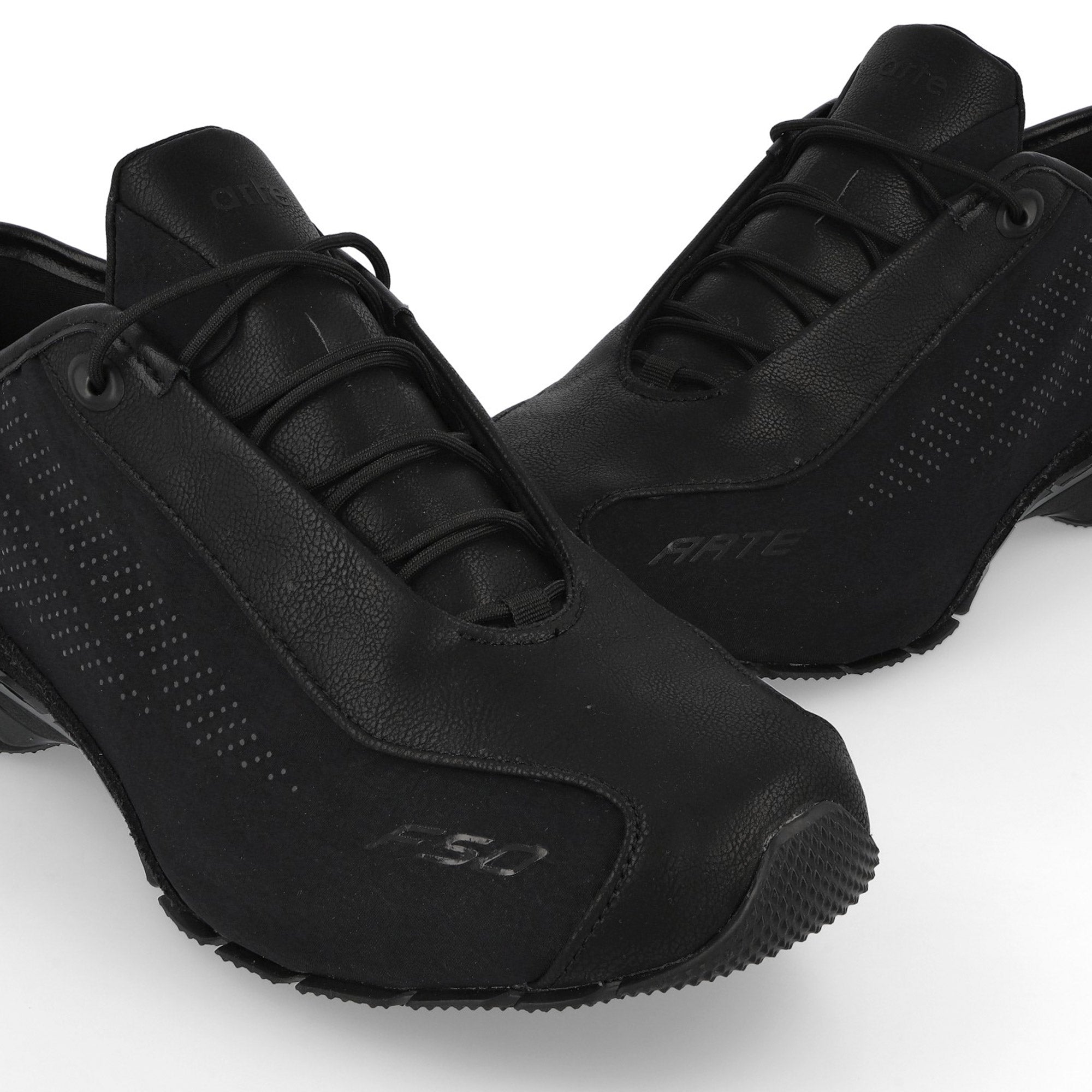 Arte Antwerp x adidas F50 Crinkle Nylon Core Black / Core Black / Core Black Sneaker KK3246 Detail View 2 | Overkill