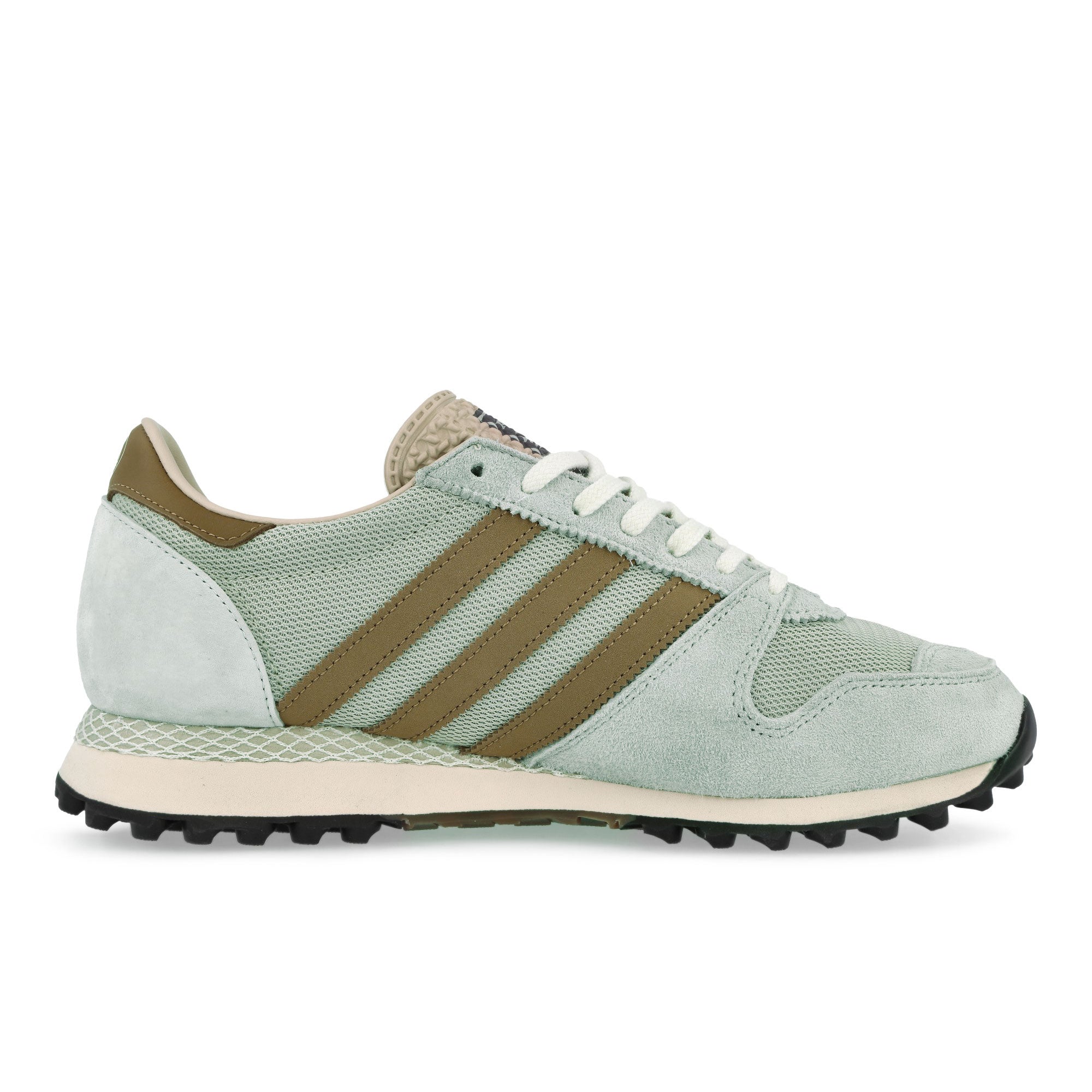 adidas Longridge SPZL Wonder Silver / Halo Green / Core Black Low Top Sneakers KK3669 Silhouette | Overkill