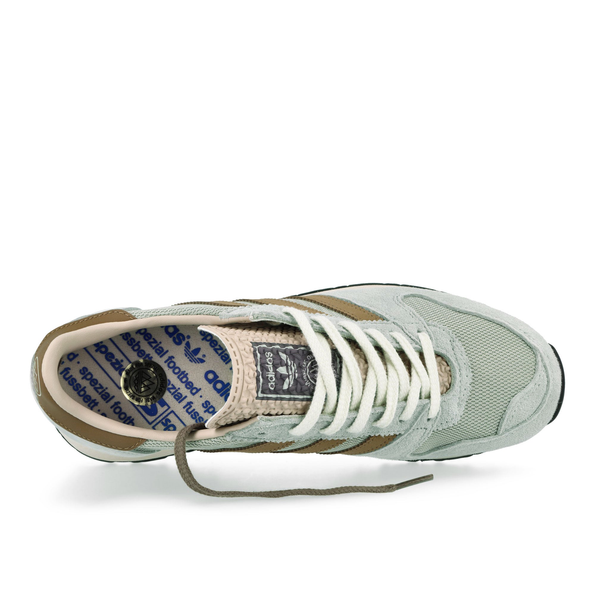 adidas Longridge SPZL Wonder Silver / Halo Green / Core Black Low Top Sneakers KK3669 Detailfoto | Overkill