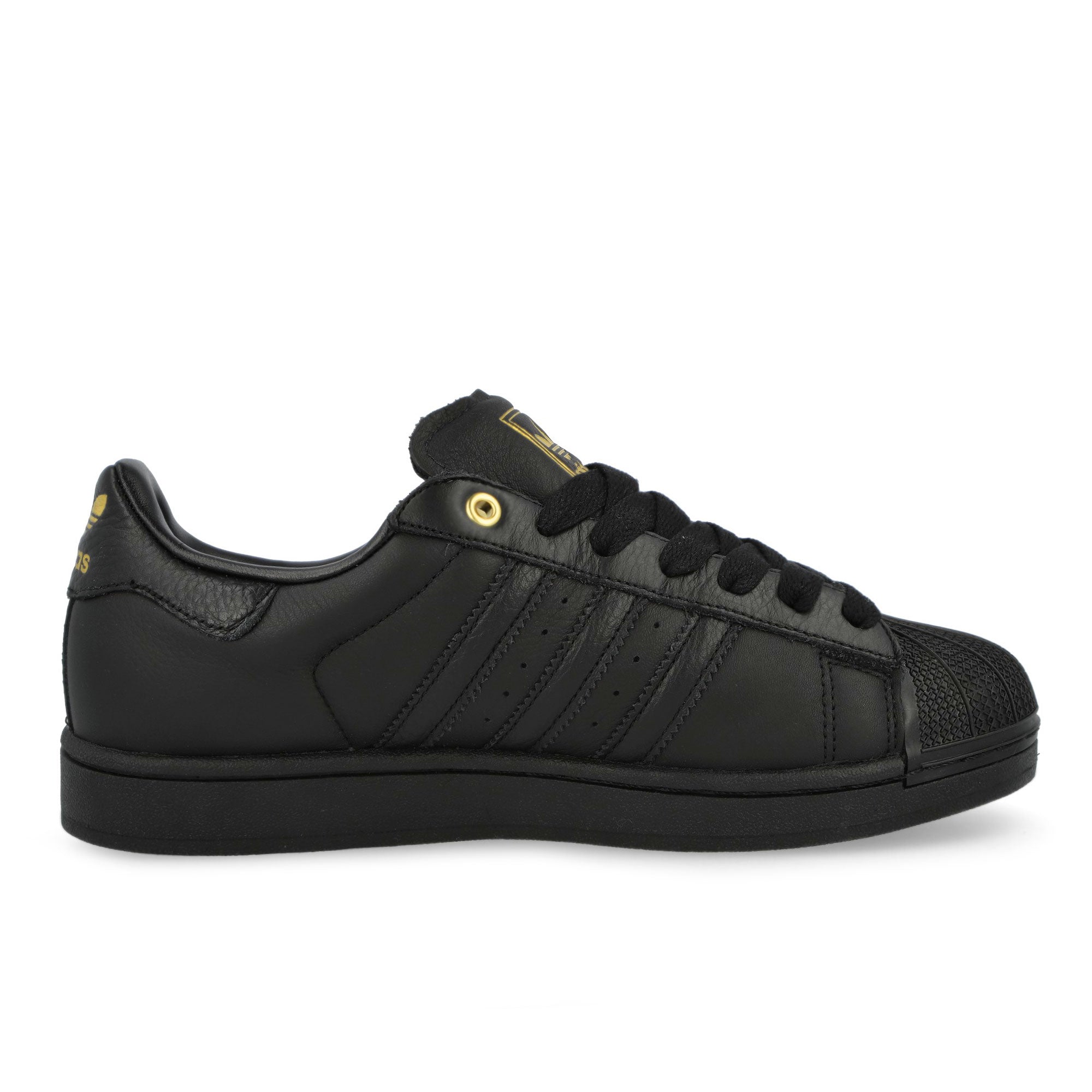 adidas Superstar II Core Black / Core Black / Gold Metallic Sneaker KK4722 Silhouette | Overkill