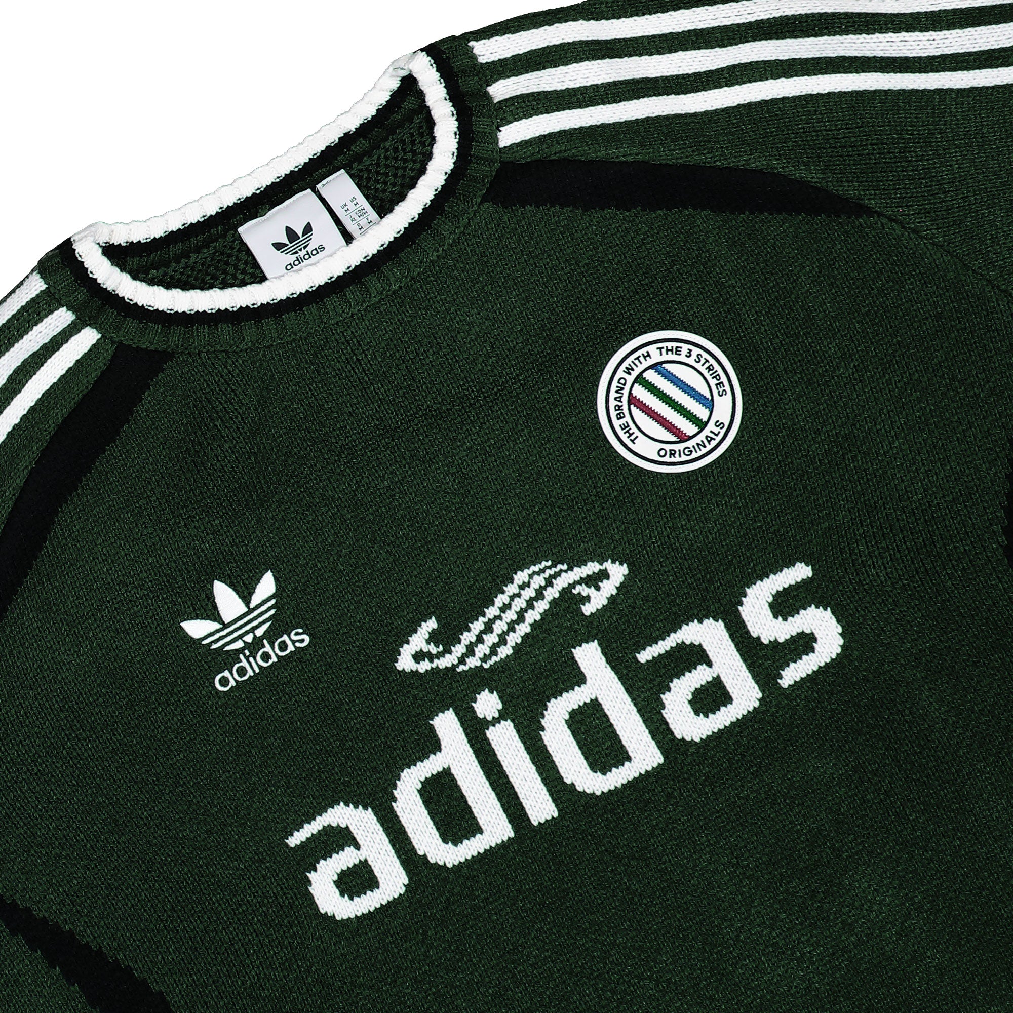 adidas Adicolor Blokecore Crew Mineral Green Sweatshirts KQ5082 Detailfoto | Overkill