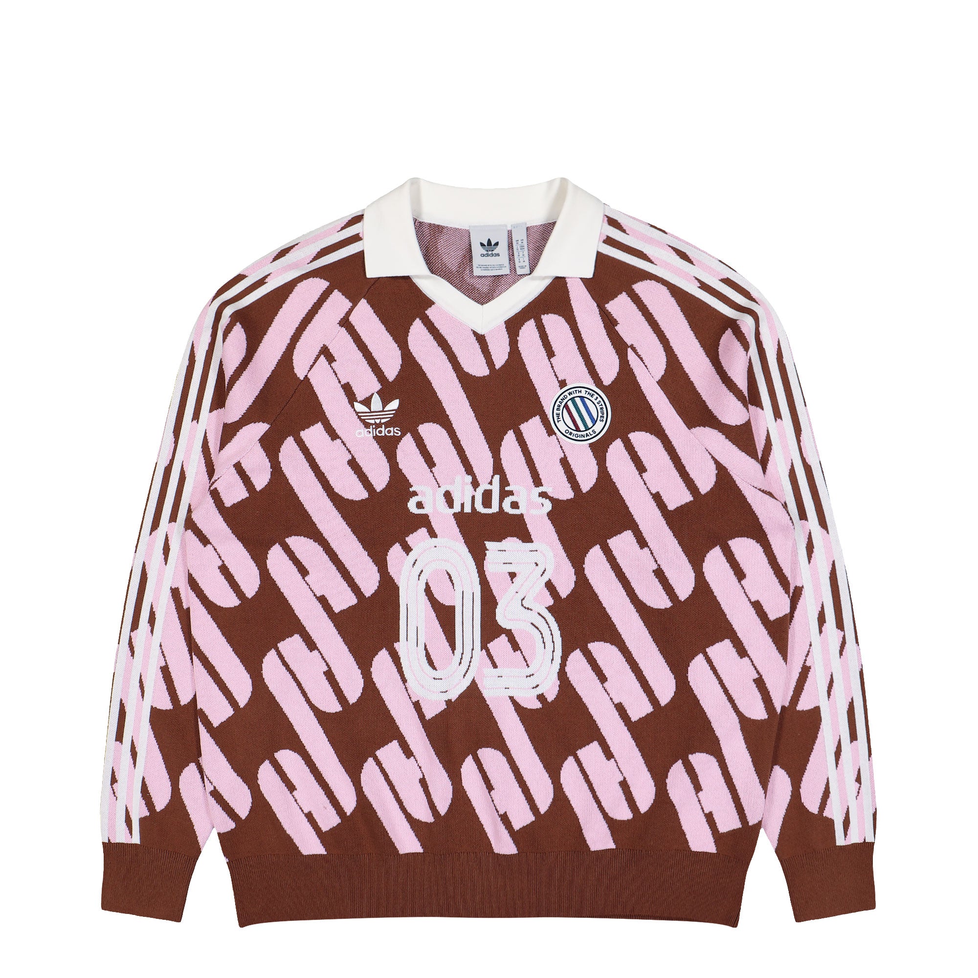 adidas Adicolor Blokecore Polo Preloved Brown / True Pink Sweatshirts KQ5084 | Overkill