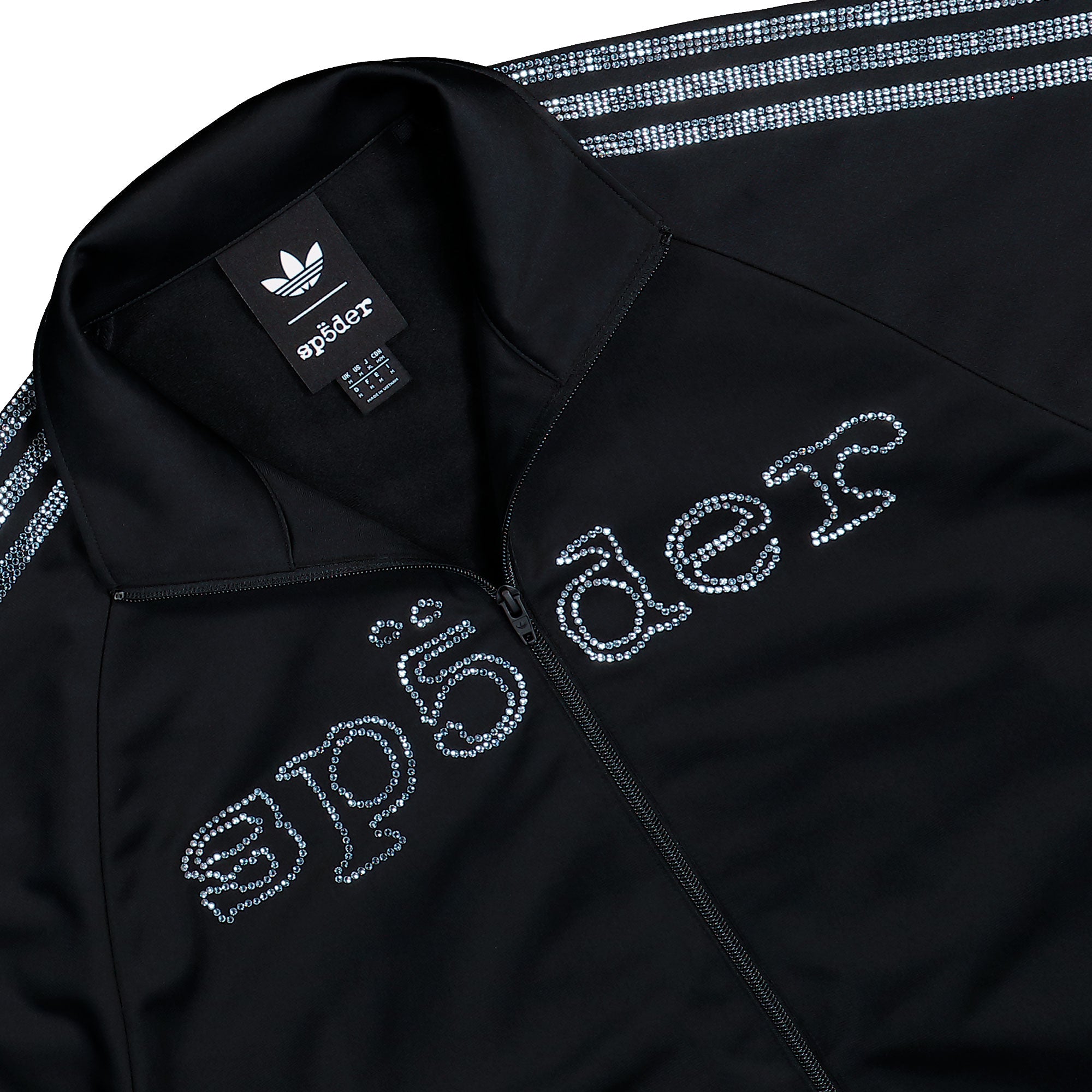 adidas Hooded Track Top Black Track Jacket KQ8320 Detailfoto | Overkill