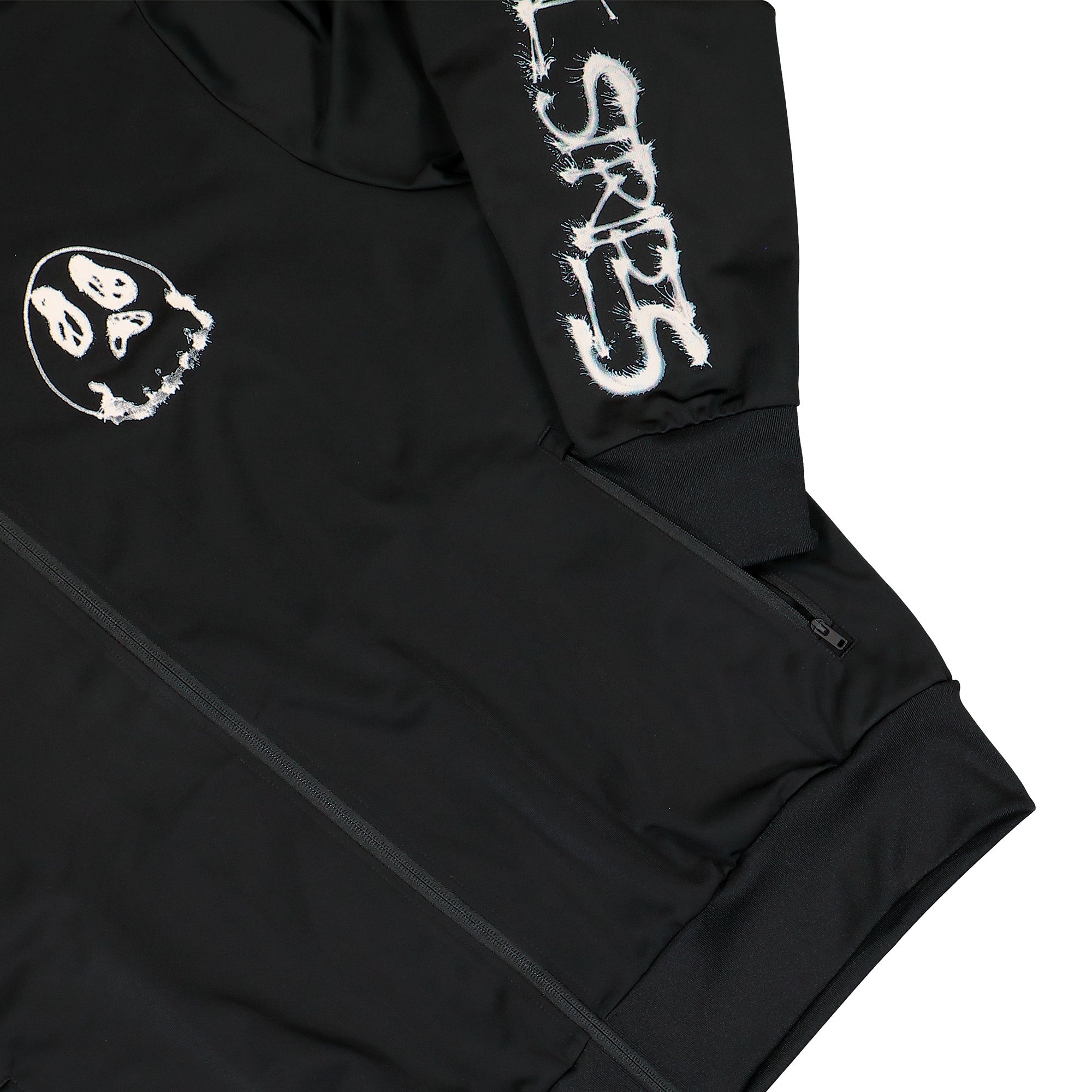 Y-3 Chito Graphic Nylon Track Top Black Track Jacket KQ8595 Detail View 1 | Overkill
