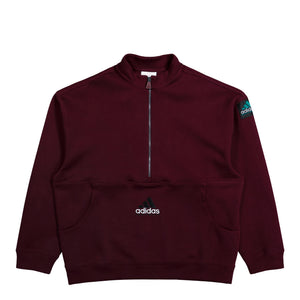 adidas Equipment Half-Zip Sweater Maroon Sweatshirts KR1411 | Overkill