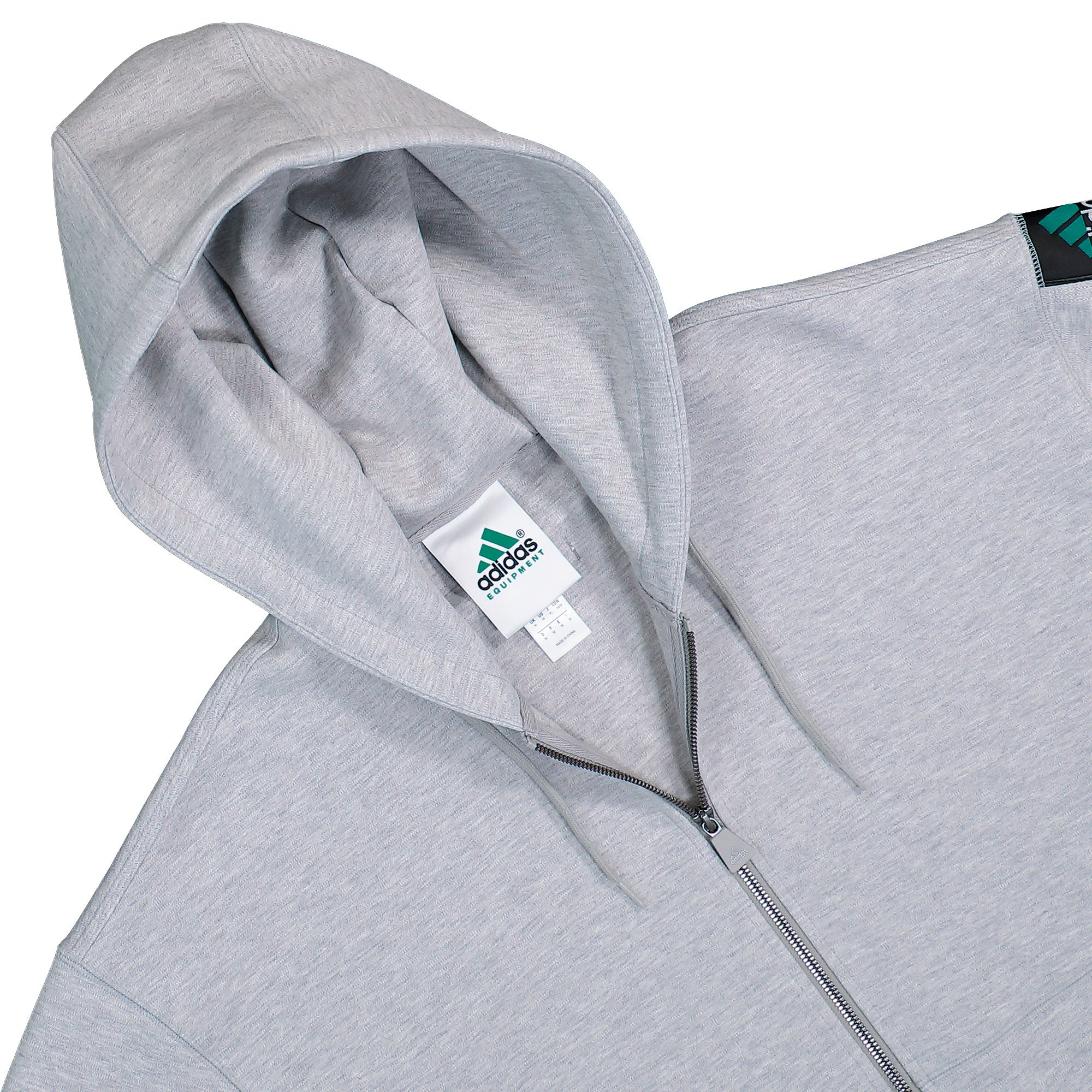adidas Equipment Full-Zip Hoodie Medium Grey Heather Hoodie KR1412 Detailfoto | Overkill