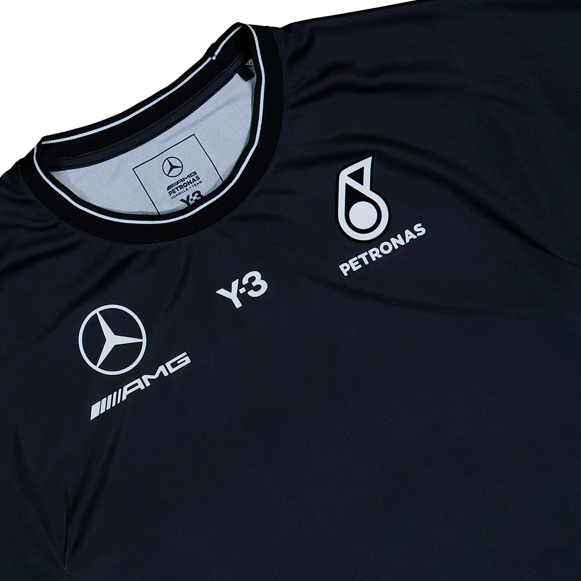 Mercedes-AMG Petronas F1 x Y-3 F1 Mechanics SS Jersey Black T-Shirts KR2341 Detailfoto | Overkill