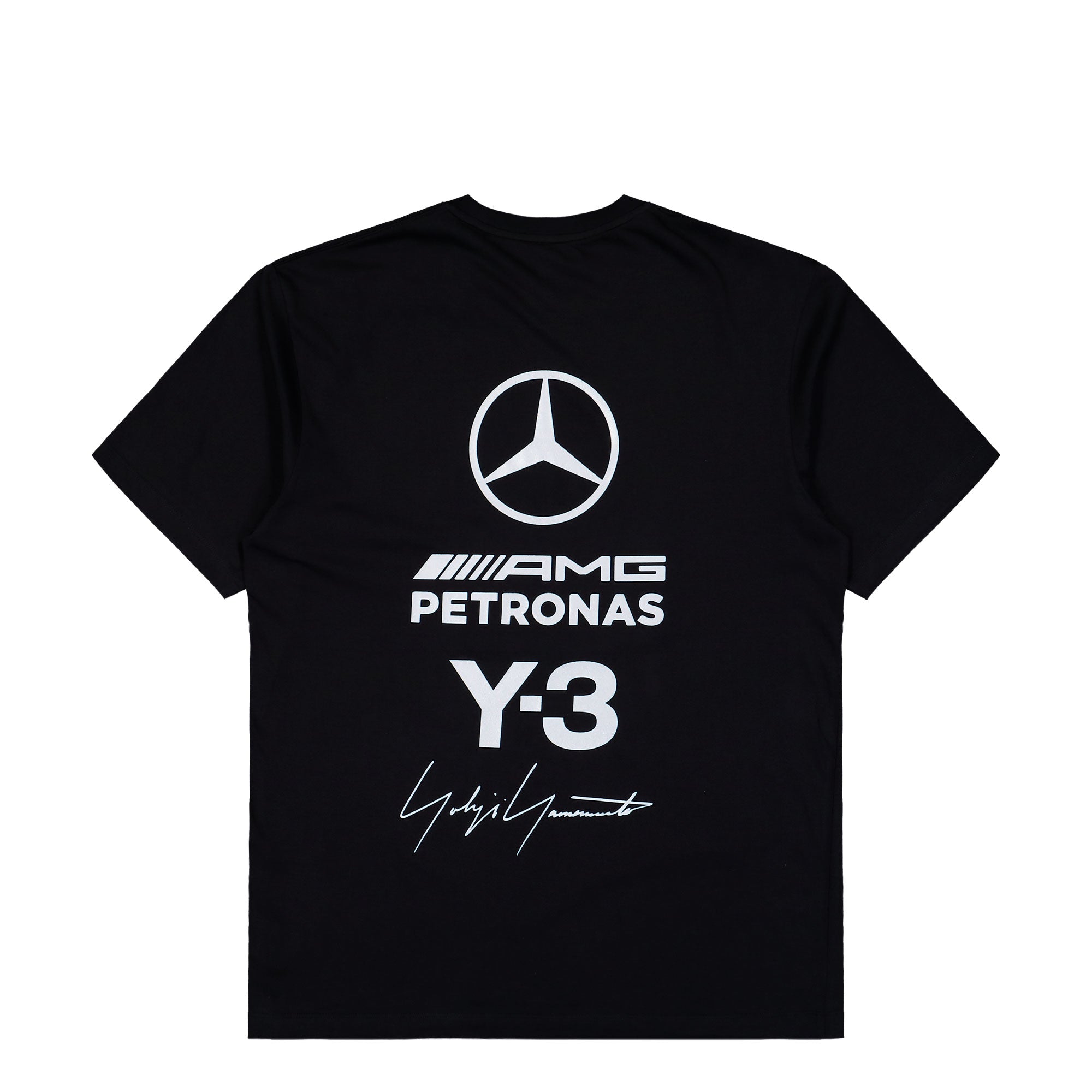 Mercedes-AMG Petronas F1 x Y-3 F1 Logo SS Tee Black T-Shirts KR2373 Close-up | Overkill