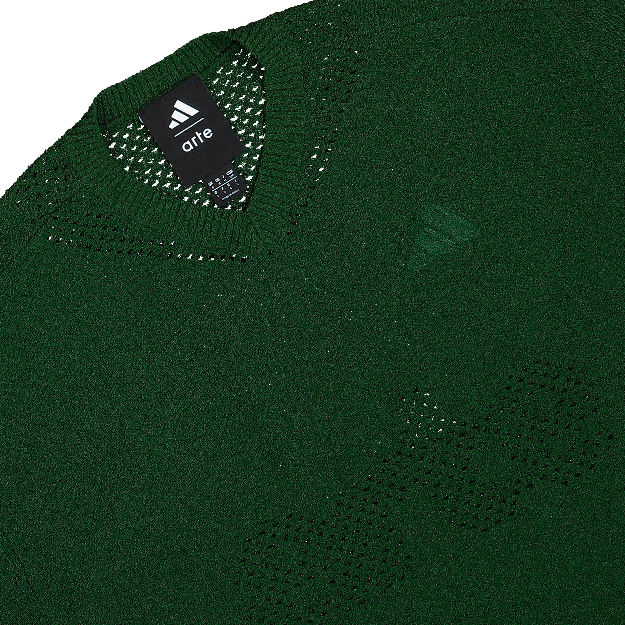 Arte Antwerp x adidas Flatknit Jersey Amazon Green T-Shirts KR3307 Detailfoto | Overkill