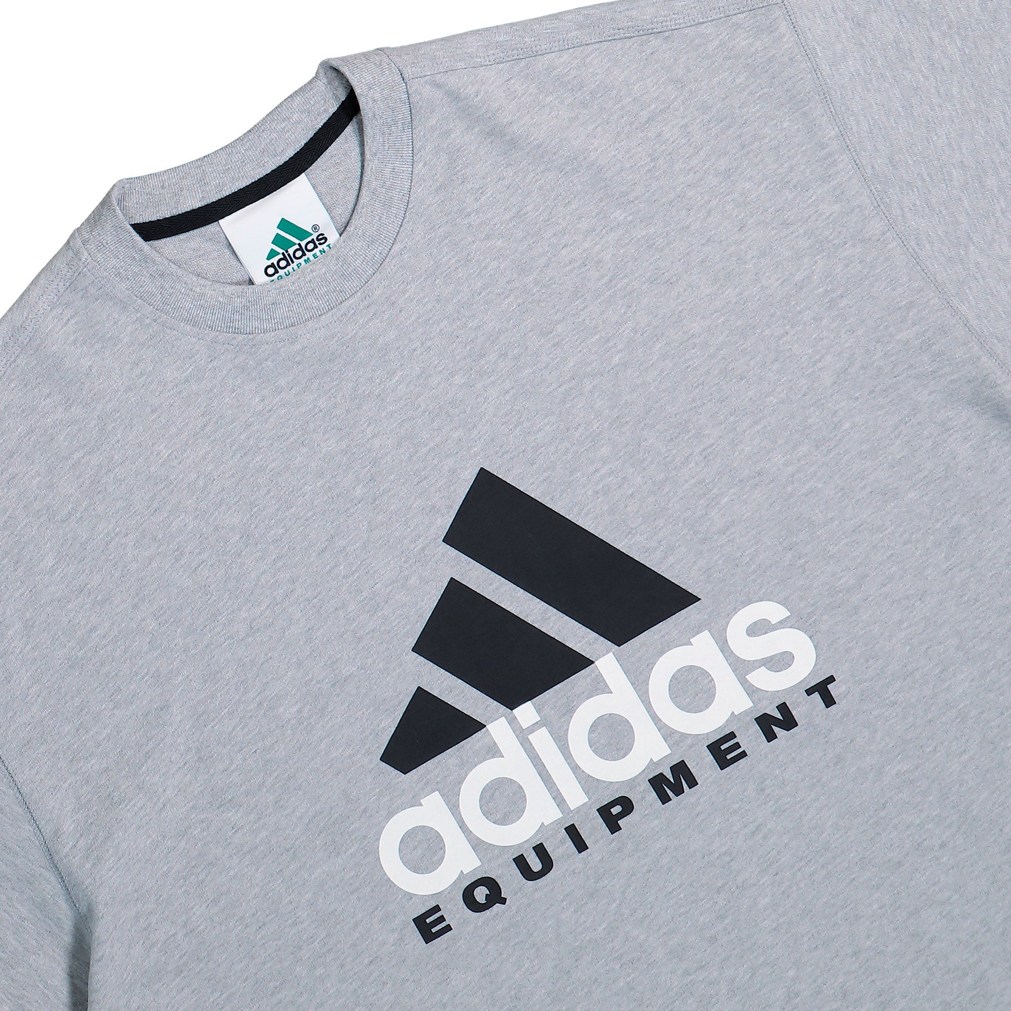 adidas Equipment No Wash Logo Tee Medium Grey Heather T-Shirts KR3962 Detailfoto | Overkill