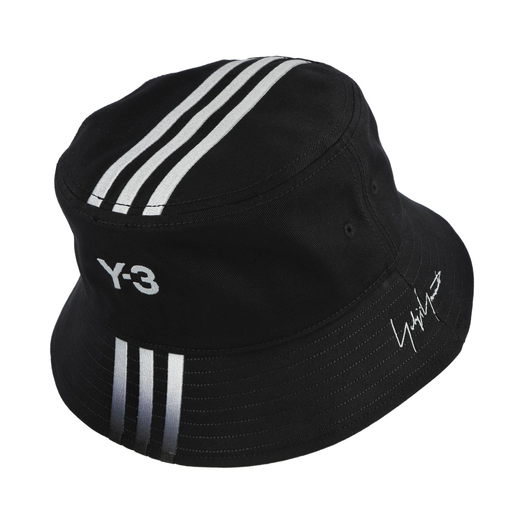 Mercedes-AMG Petronas F1 x Y-3 Bucket Black Bucket Hats KR4911 Detail View 5 | GATE