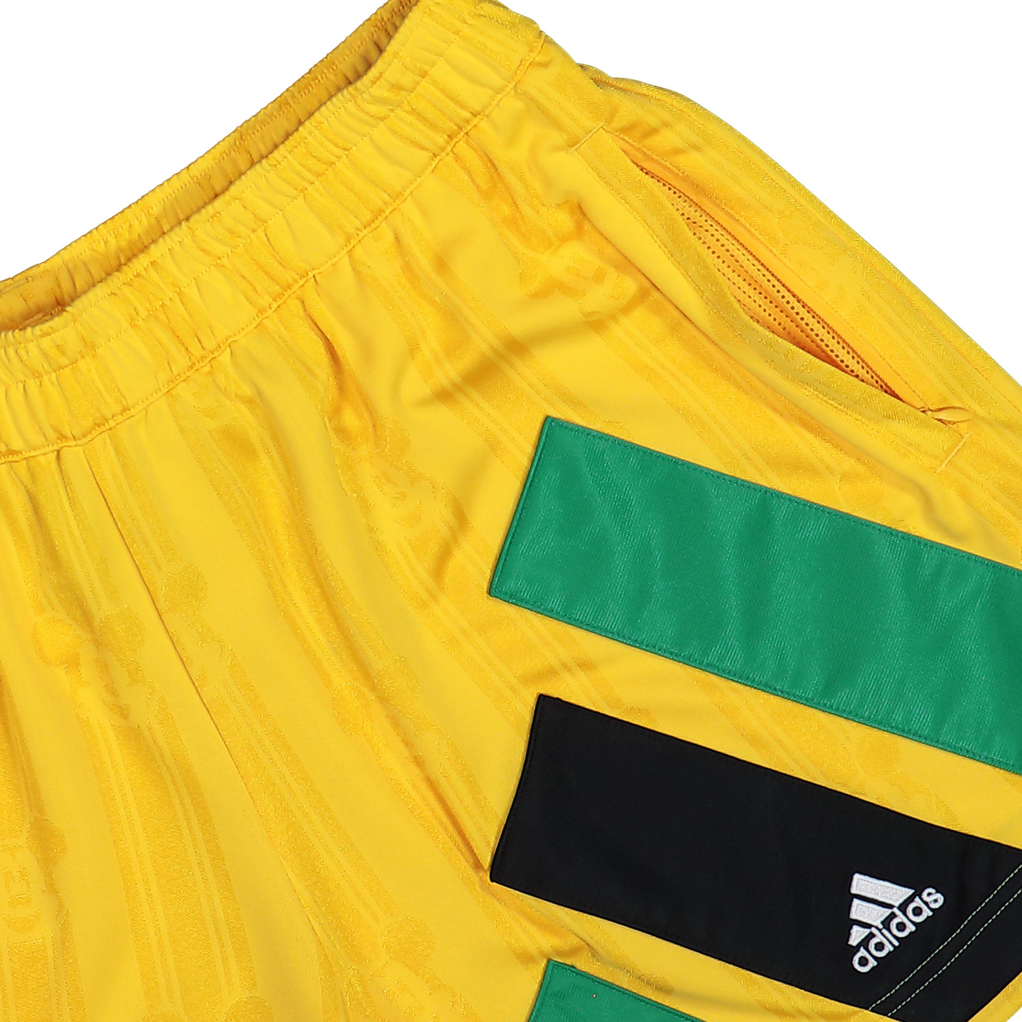 Brain Dead x Disney x adidas FB Shorts Bold Gold Shorts KR5197 Detail View 1 | Overkill