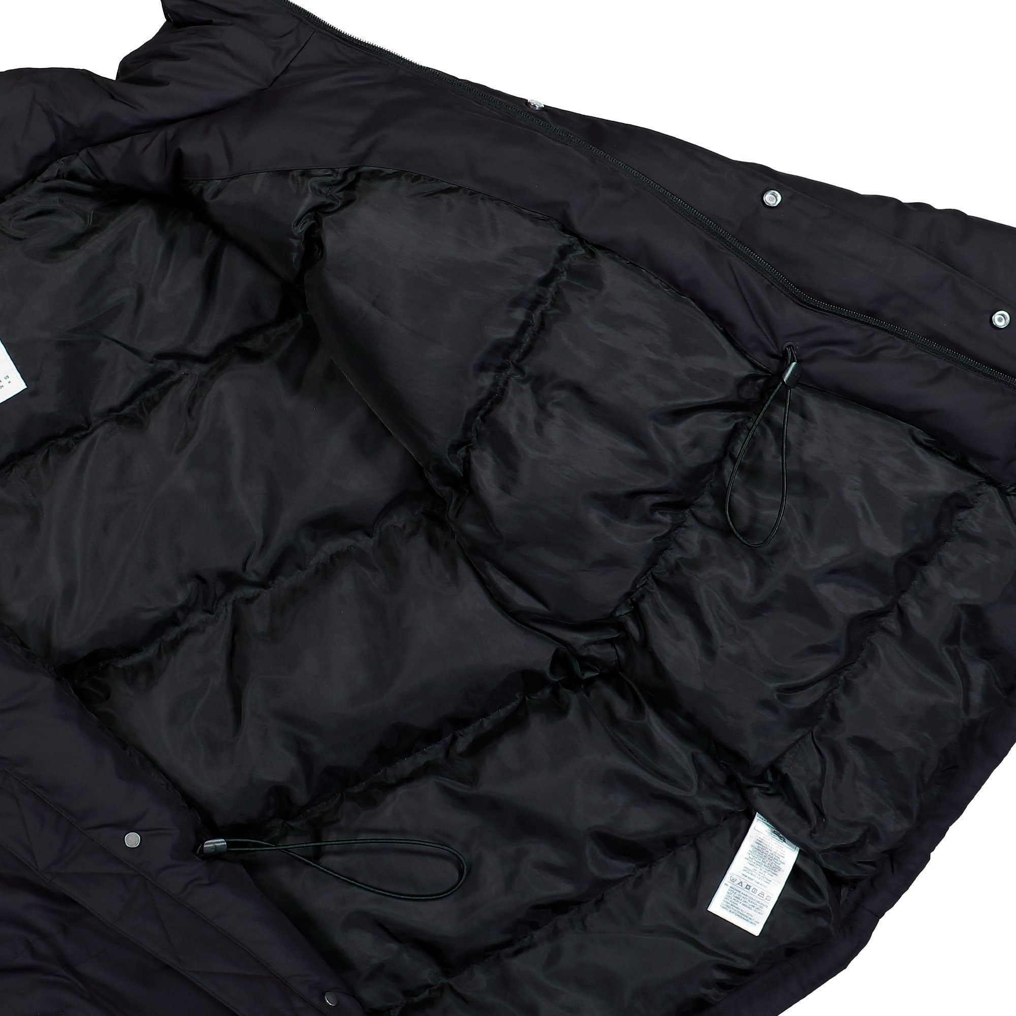 adidas Oversized Cutline Jacket Black Puffer Jackets KR7212 Detail View 2 | Overkill