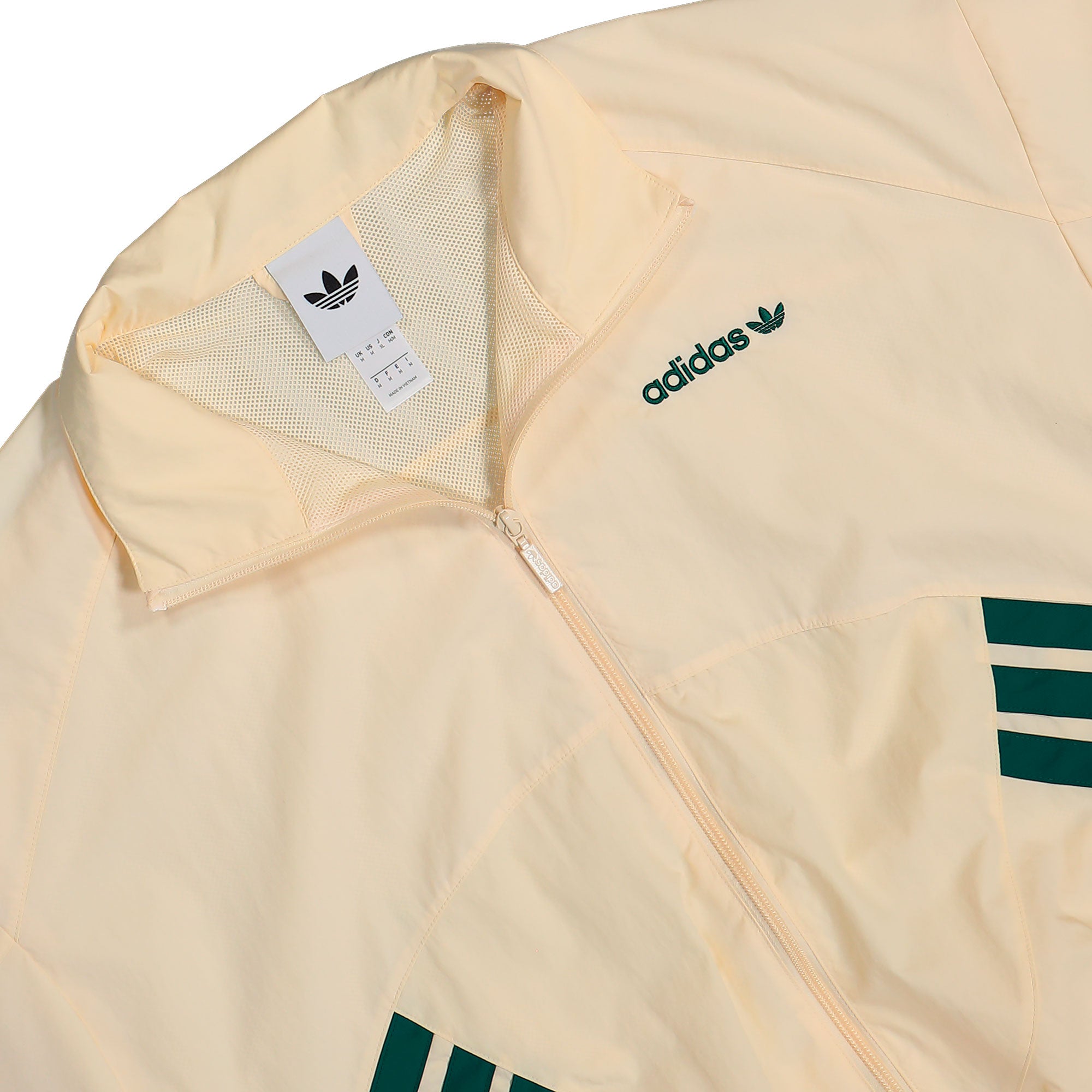 adidas Cutline Track Top Warm Vanilla Track Jacket KR7280 Close-up | Overkill