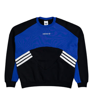 adidas Cutline Crewneck Black / Team Royal Blue Sweatshirt KR9709 | Overkill