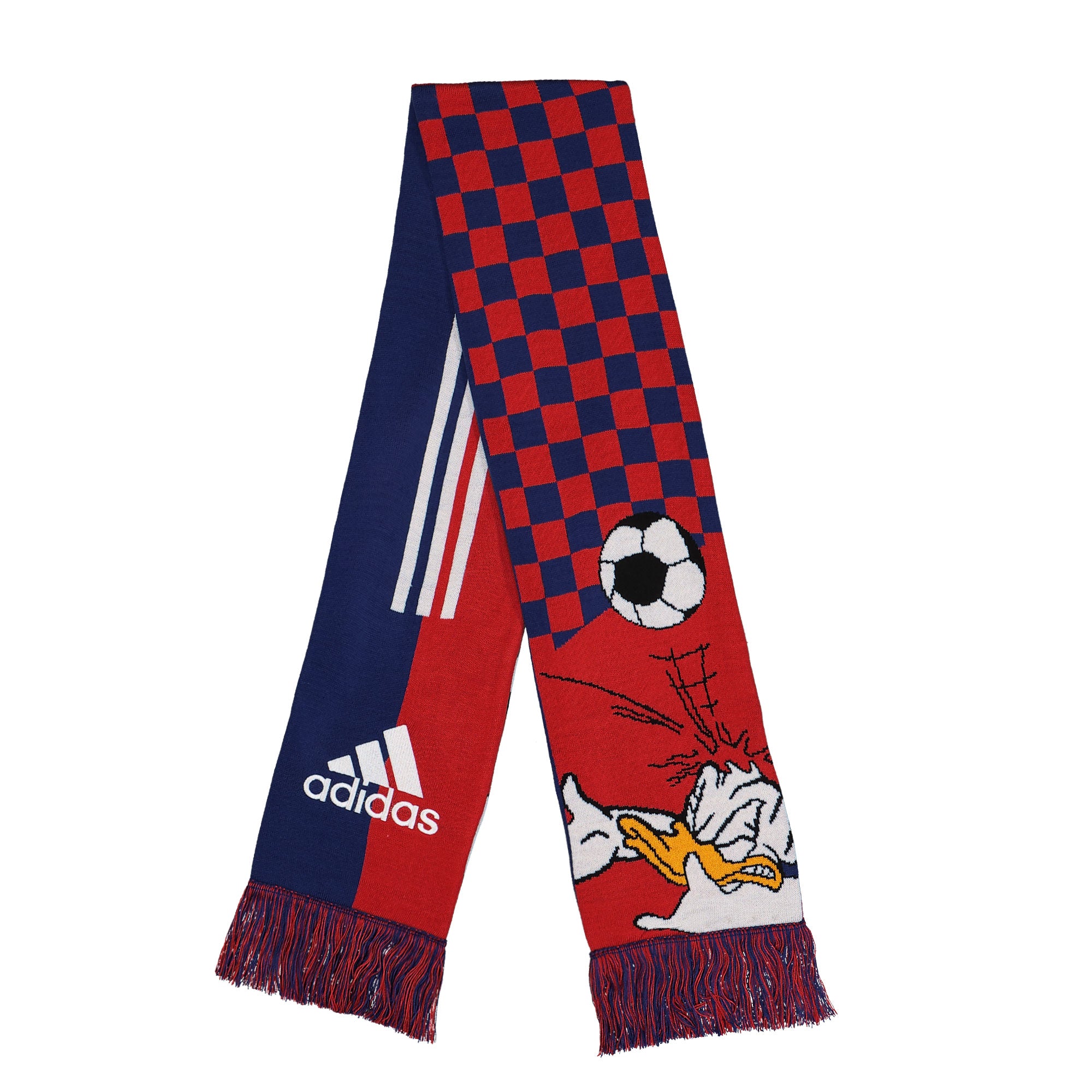 Brain Dead x Disney x adidas Scarf Better Scarlet / Victory Blue Scarves KS0225 | Overkill