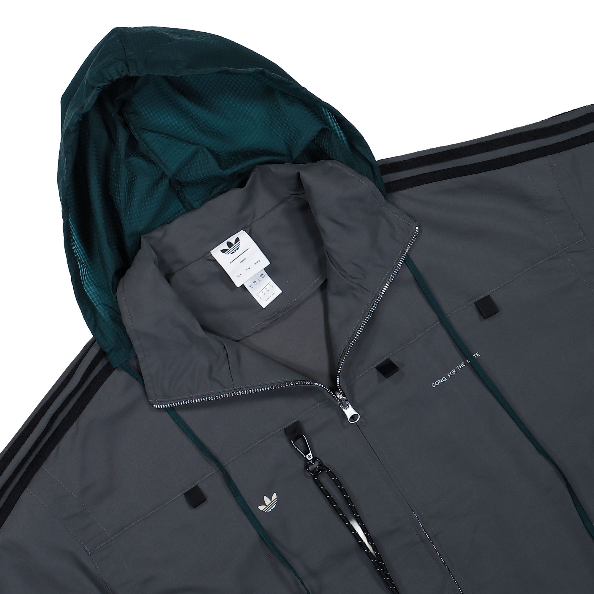 Song for the Mute x adidas Track Top Grey Six Track Jackets KS1340 Detailfoto | Overkill
