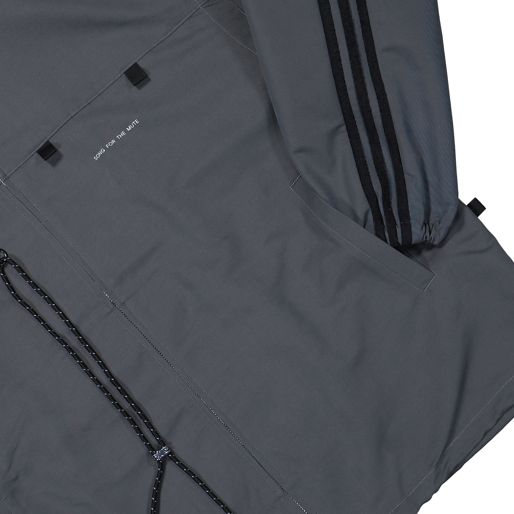 Song for the Mute x adidas Track Top Grey Six Track Jackets KS1340 Detail View 1 | Overkill
