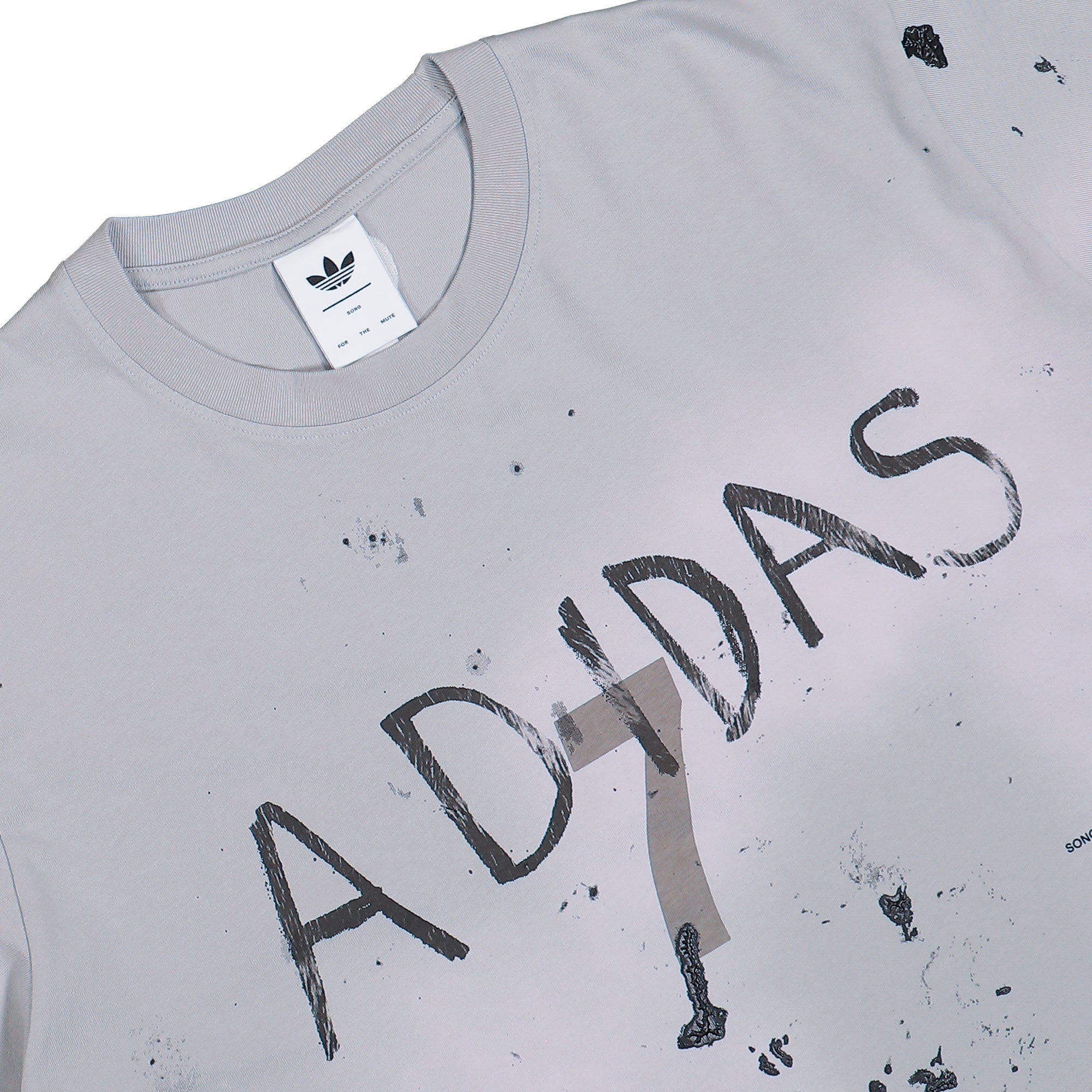 Song for the Mute x adidas SS Tee Grey Two T-Shirts KS1342 Detailfoto | Overkill