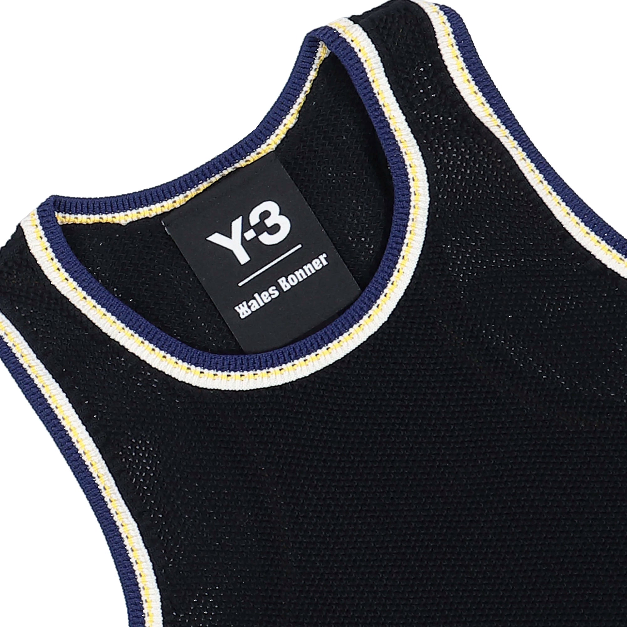 Wales Bonner x Y-3 Knit Tank Top Black Tops KS3978 Detailfoto | Overkill