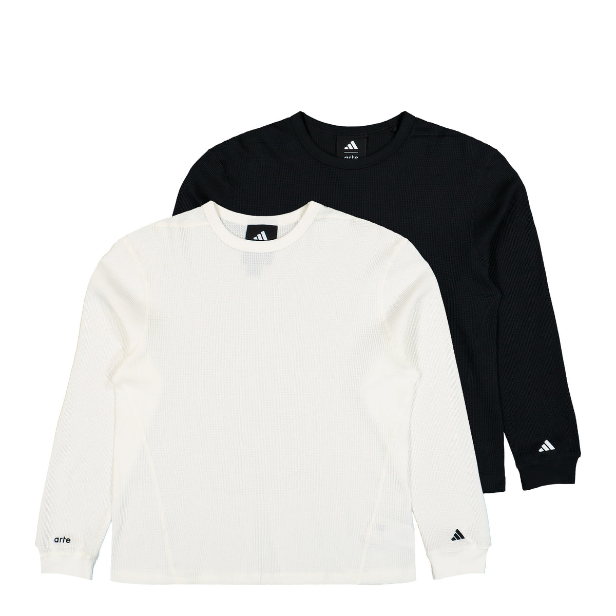 Arte Antwerp x adidas 2 Pack Waffle-Knit Longsleeves Black / Off White Longsleeves KS5593 | Overkill