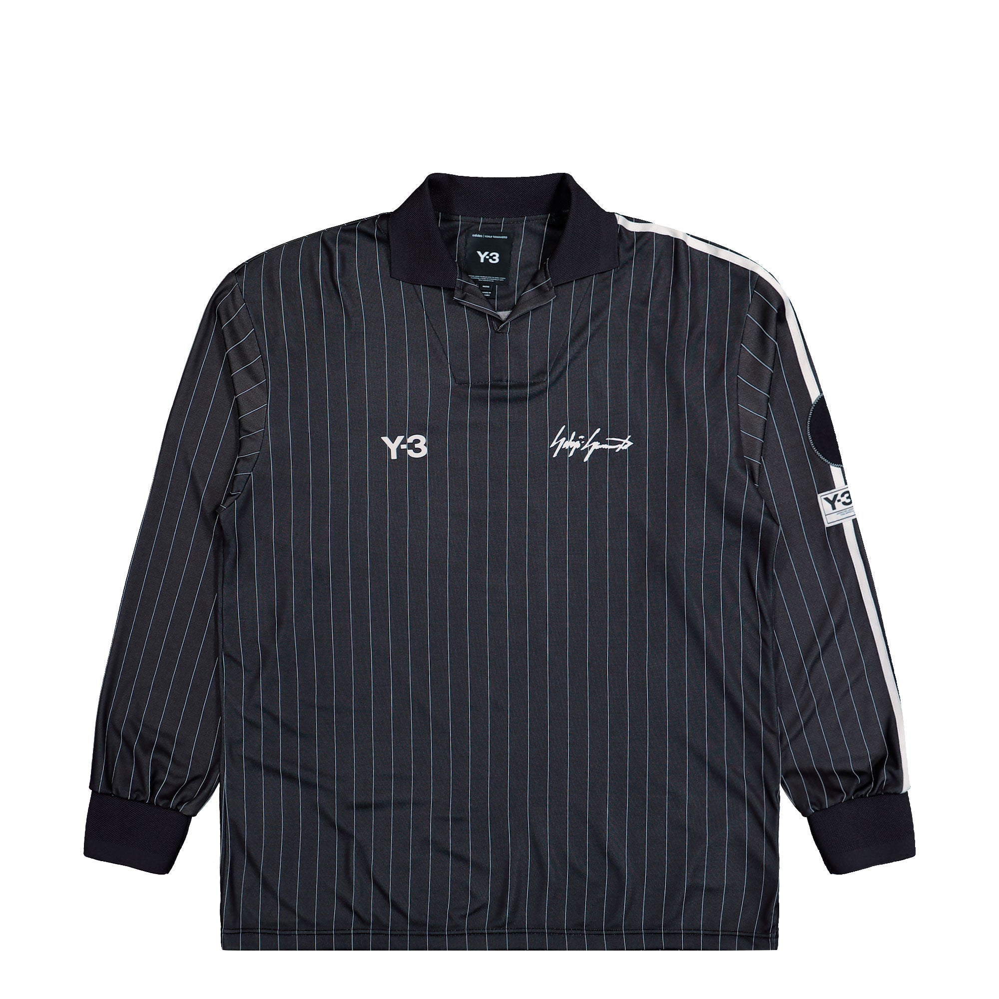 Y-3 Elite 5 Longsleeve Football Jersey Black Longsleeves KS7574 | Overkill