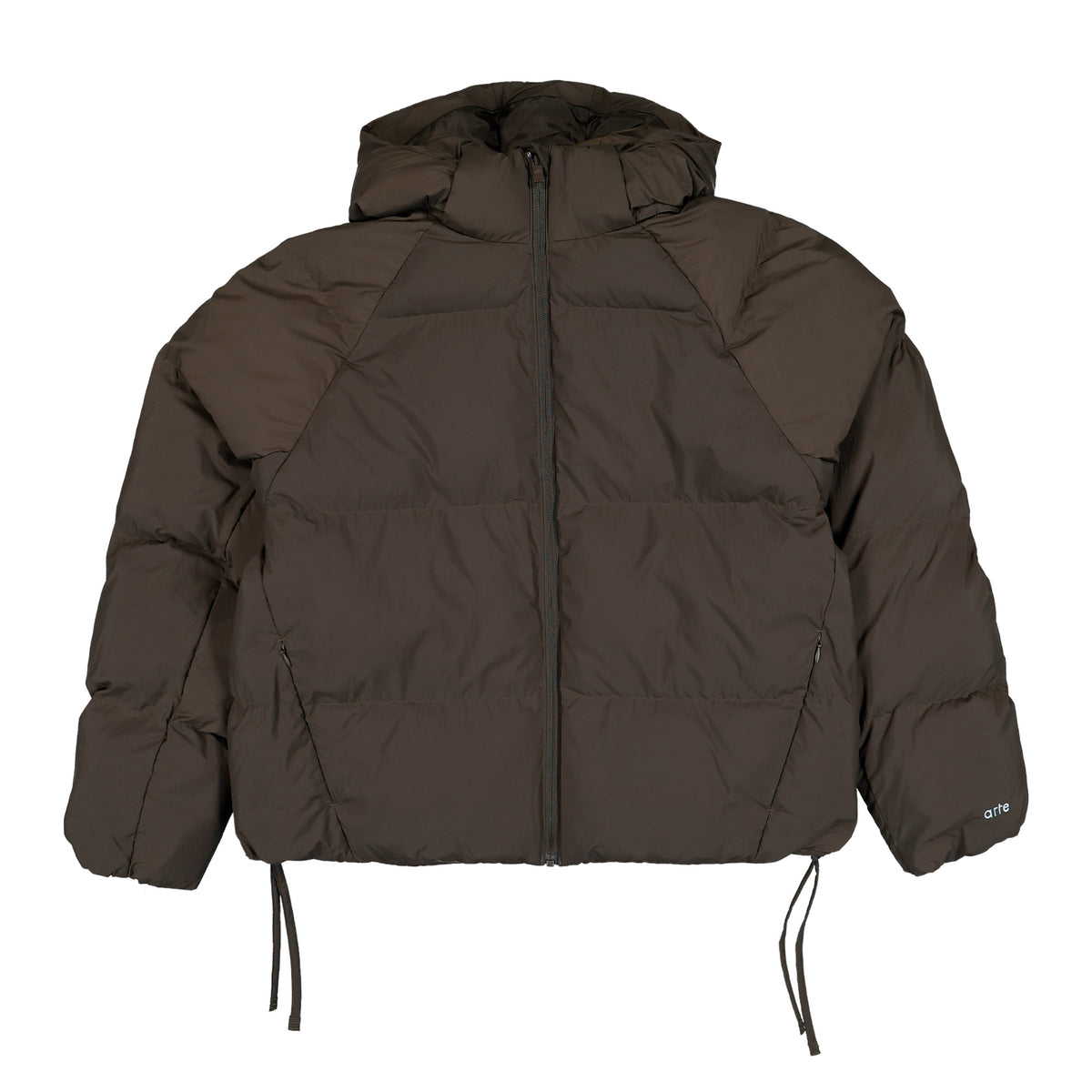 Arte Antwerp x adidas Puffer Jacket Shadow Olive / Off White Puffer Jackets KS8586 Detailfoto | Overkill