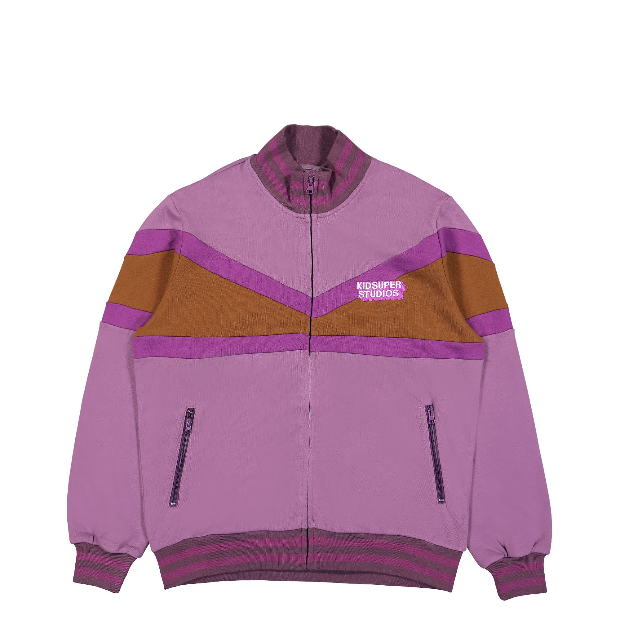 Kidsuper Studios K Tracksuit Top Purple Track Jackets KSAW22-03-01 | Overkill