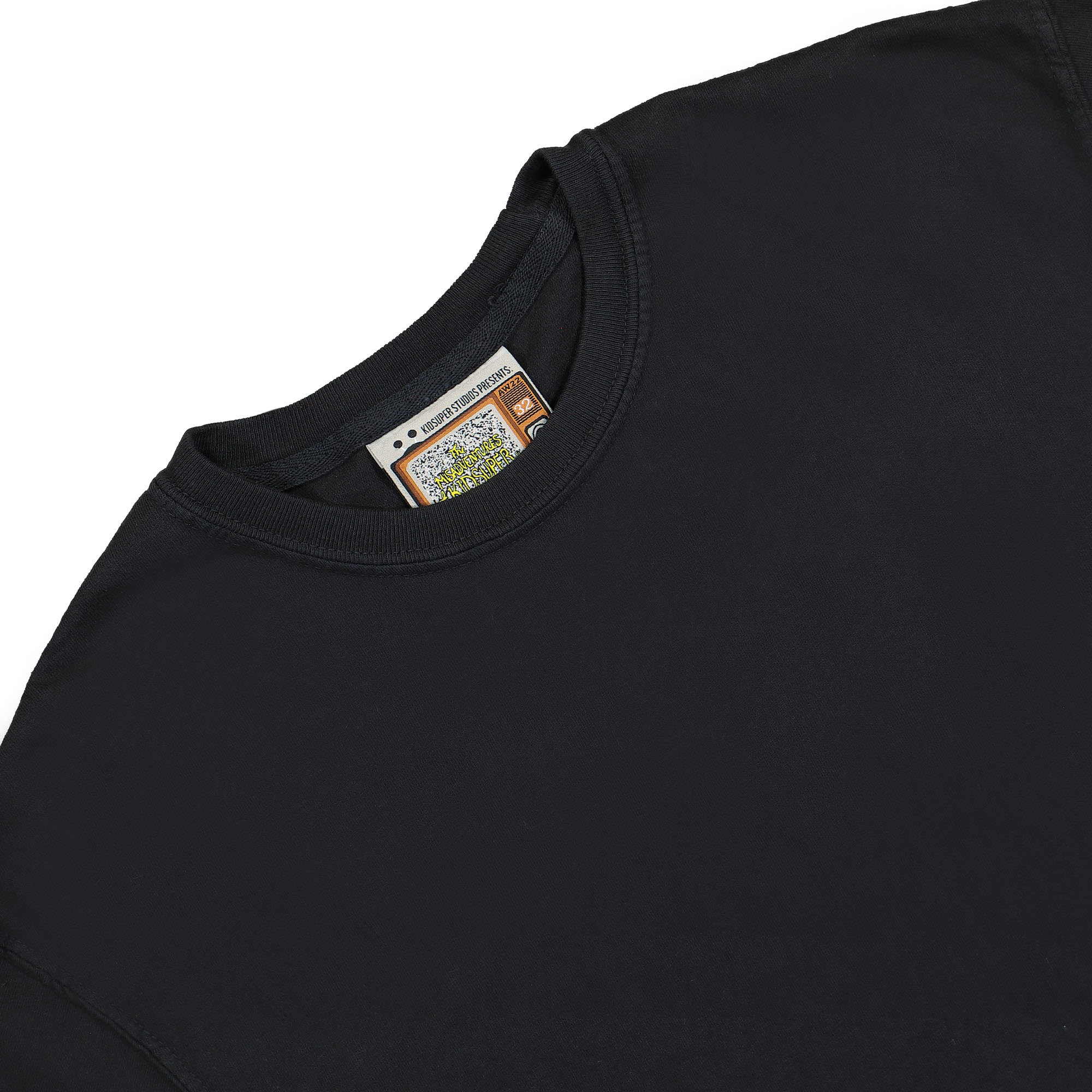 Kidsuper Studios Basic Tee Black T-Shirts Close-up | Overkill