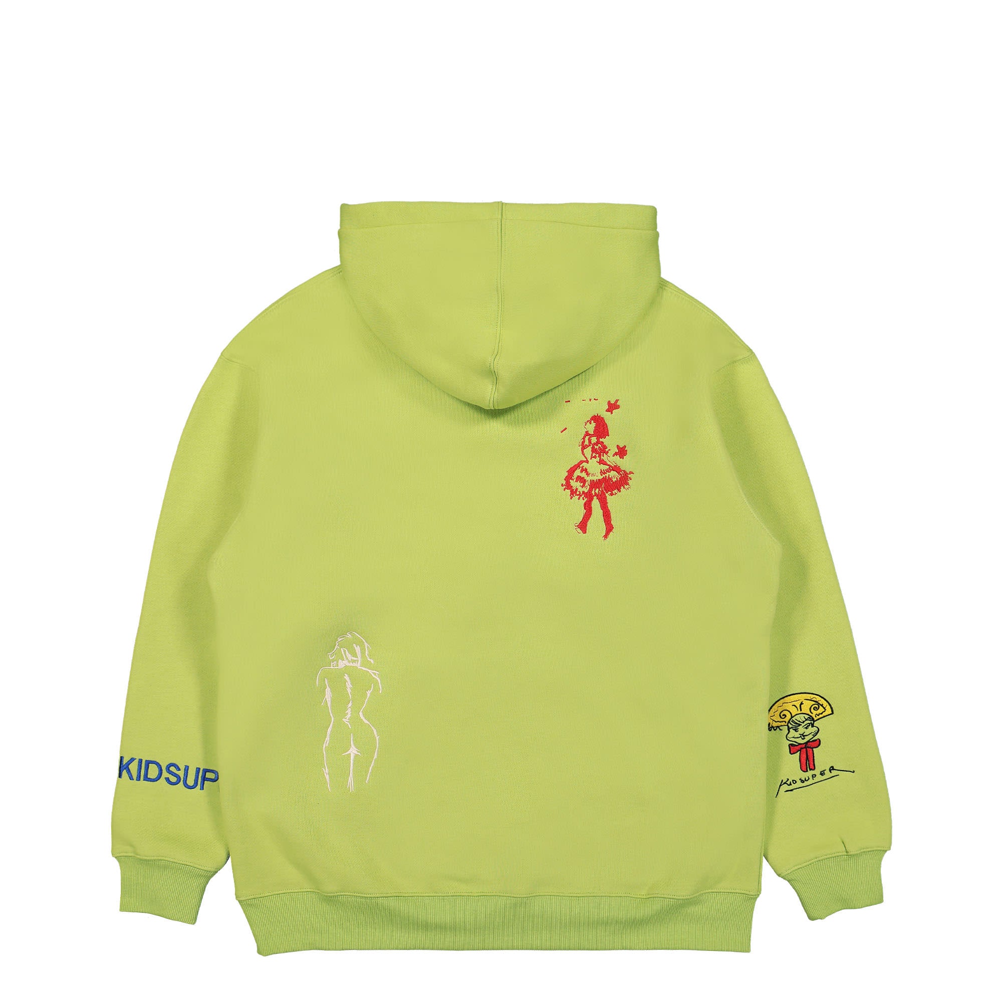 Kidsuper Studios Super Sweatshirt Limeade Sweatshirts Close-up | Overkill