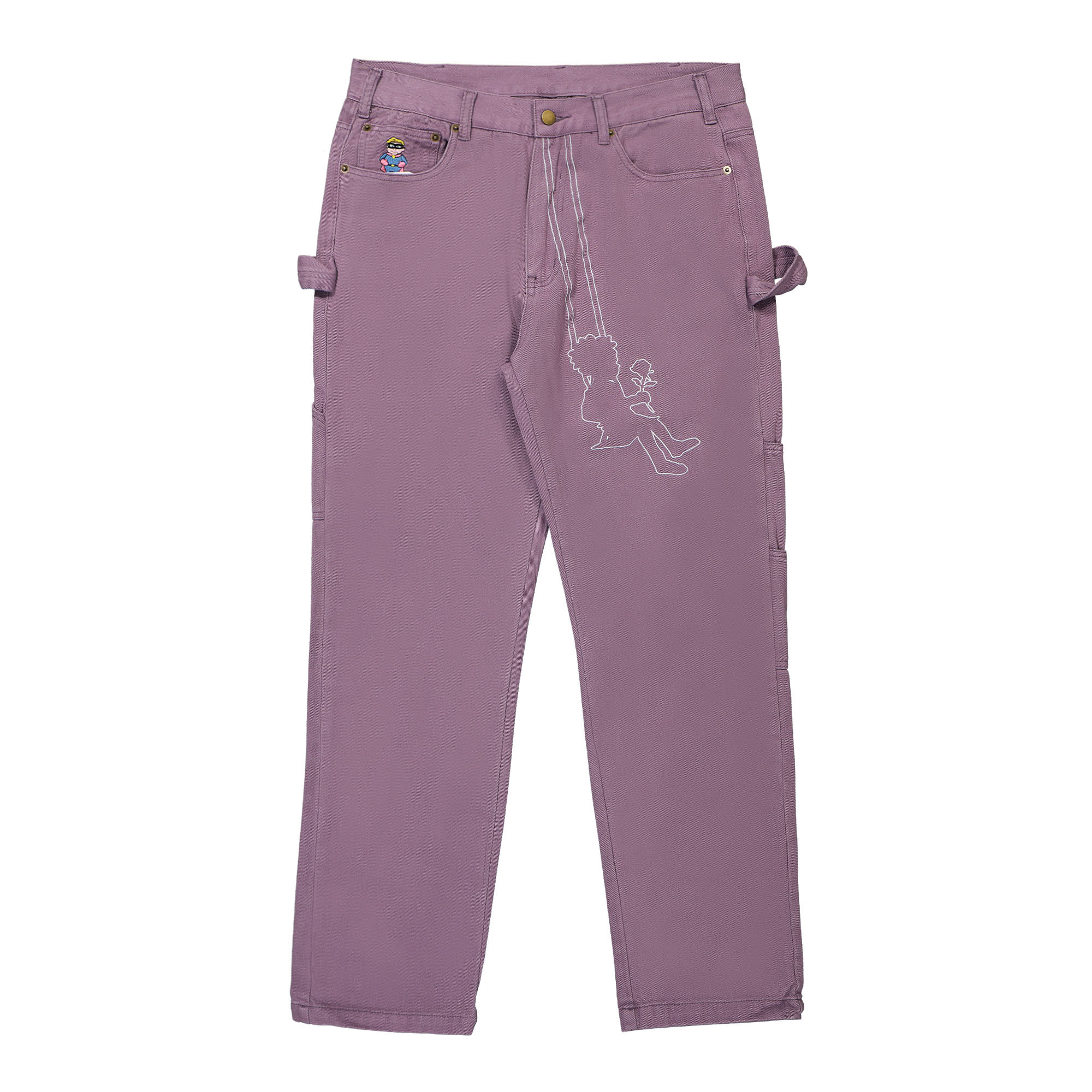 Kidsuper Studios Swingset Pant Purple Casual Pants KSAW22-08-05 | Overkill