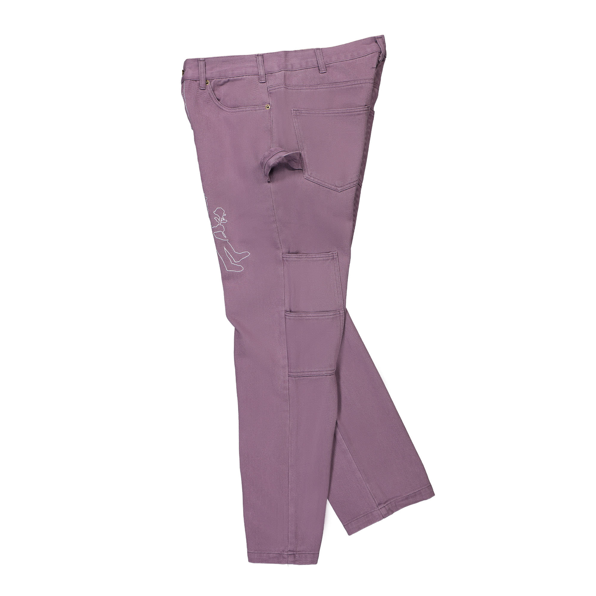 Kidsuper Studios Swingset Pant Purple Casual Pants Close-up | Overkill