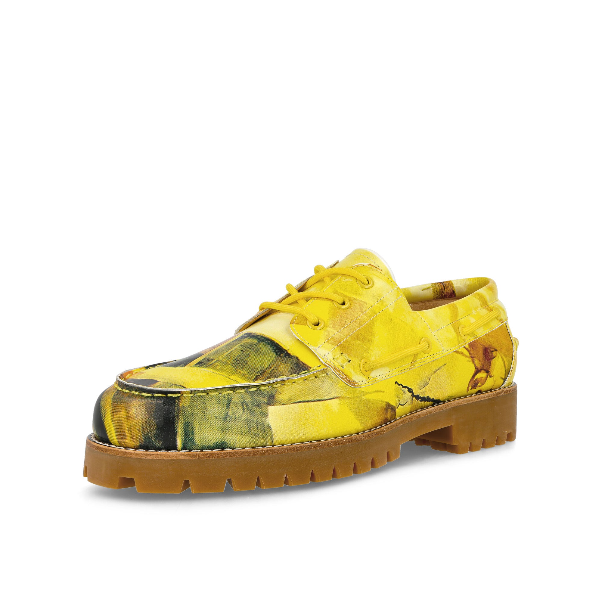 Kidsuper Studios Painted Lug Loafer Yellow Loafers & Lace ups Close Up | Overkill