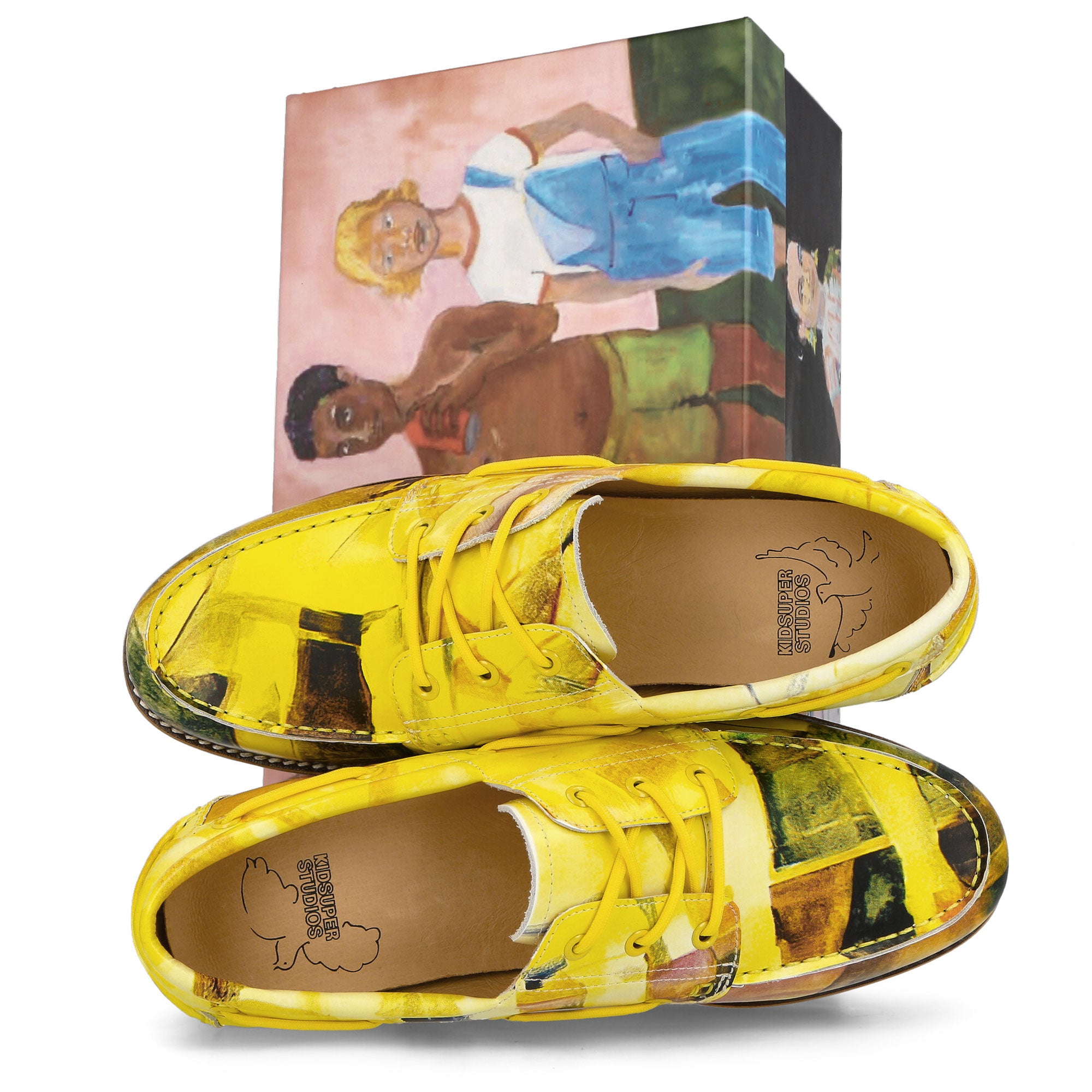 Kidsuper Studios Painted Lug Loafer Yellow Loafers & Lace ups Detailfoto | Overkill