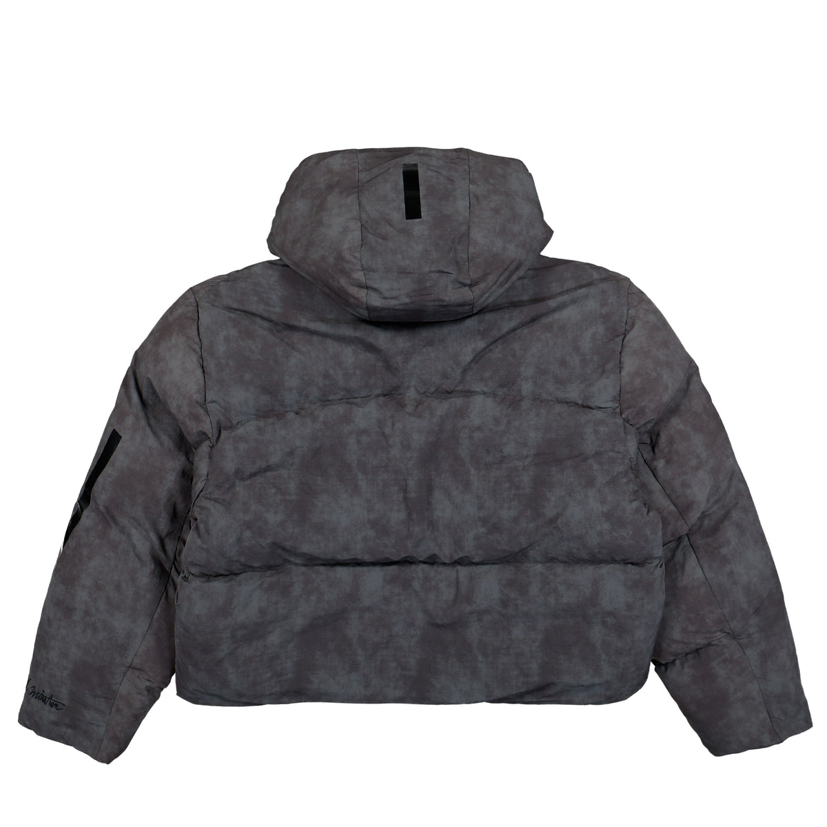 Tyrrell Winston x adidas Z.N.E. Puffer Jacket Utility Black Jacket KT1534 Close-up | Overkill