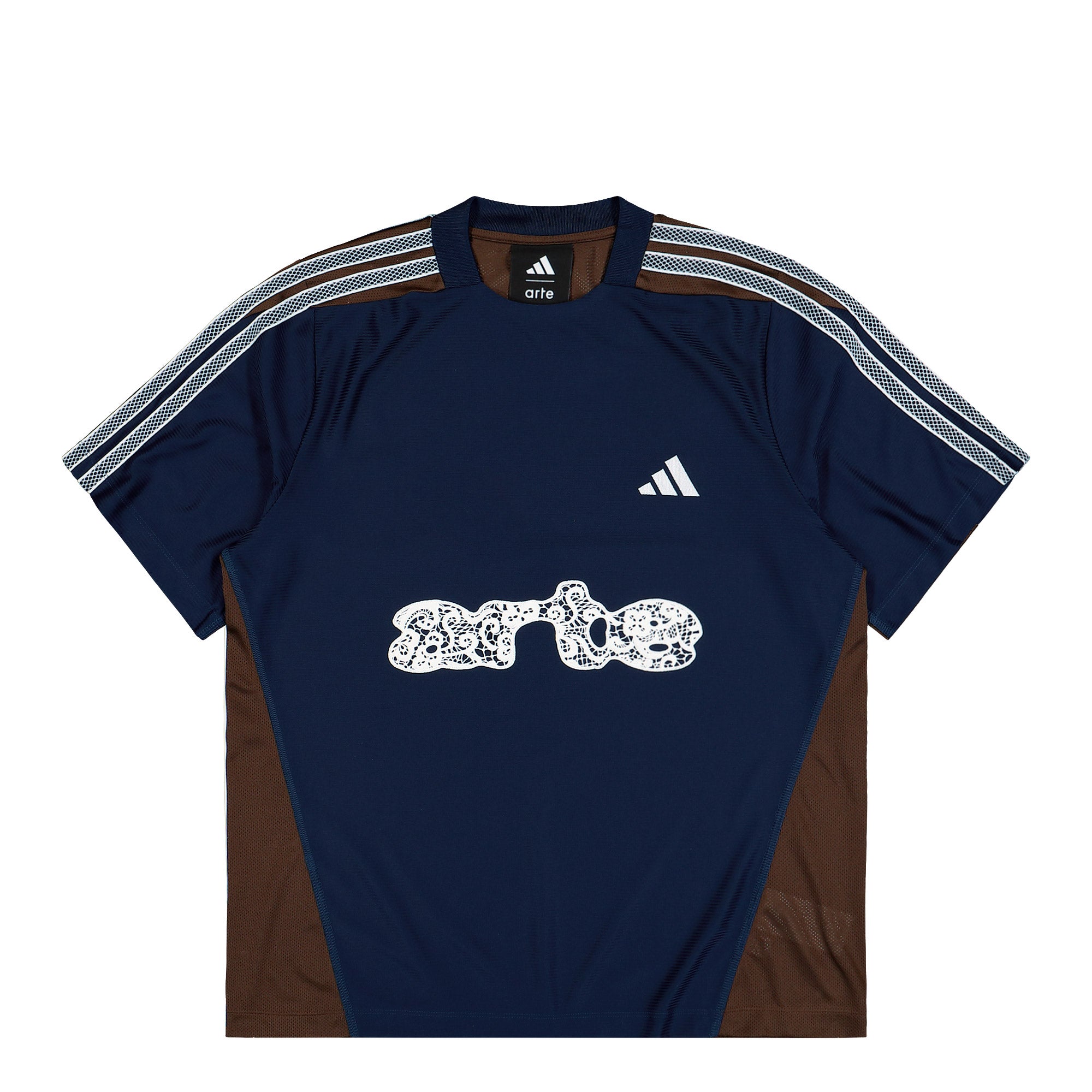 Arte Antwerp x adidas MM Jersey Collegiate Navy / Dust Cargo / Off White T-Shirt KT3009 | Overkill