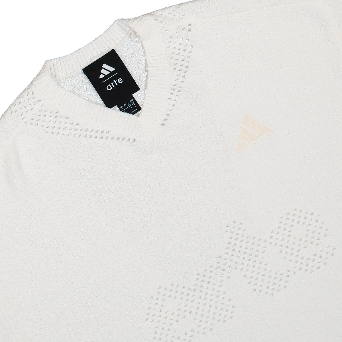 Arte Antwerp x adidas Flatknit Jersey Off White T-Shirts KT3027 Detailfoto | Overkill