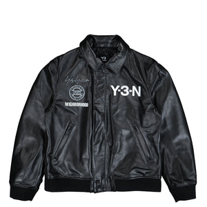 Dainese x Neighborhood x Y-3 Leather Bomber Jacket Black Jackets KT4301 | Overkill