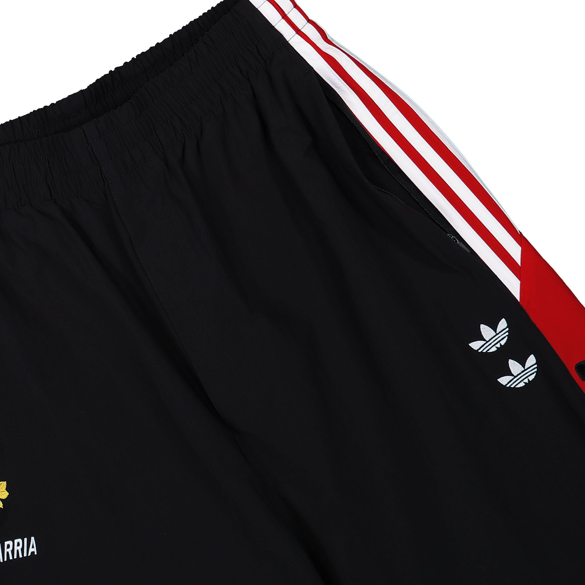 Willy Chavarria x adidas Woven Tracksuit Pant Black Sweat & Track Pants KU7798 Detail View 1 | Overkill