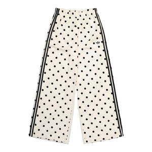 adidas Satin Polka Dots Wide Leg Pant Off White Track Pant KV1168 | Overkill
