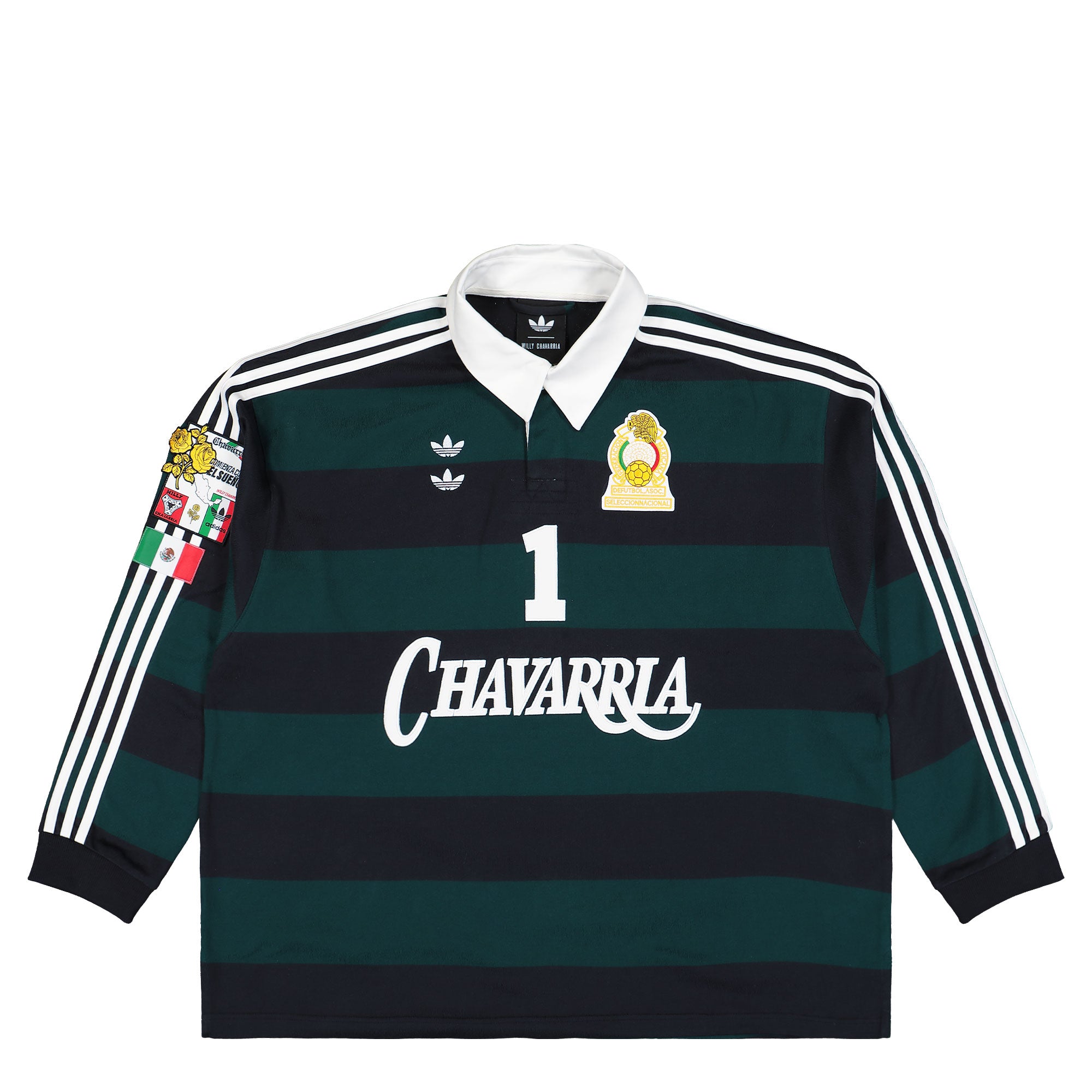 Willy Chavarria x adidas Rugby Longsleeves Aurora Ivy Longsleeves KV1977 | Overkill