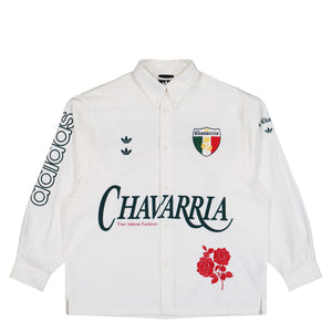 Willy Chavarria x adidas Button Up Shirt Off White Shirts KV1980 | Overkill