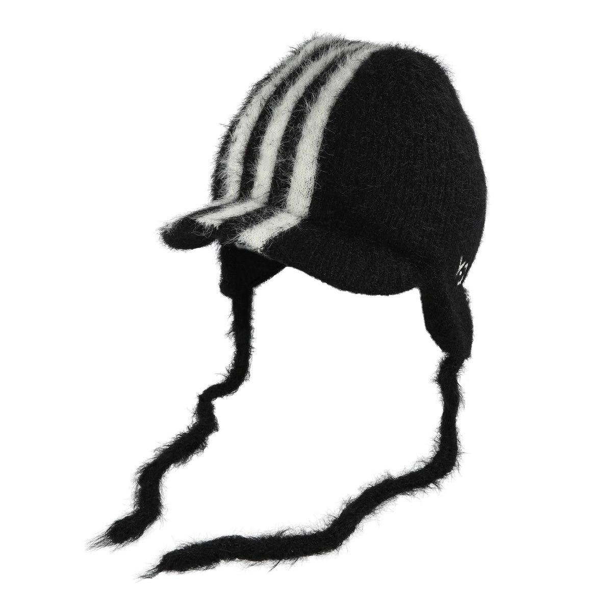 Y-3 Stripes Bonnet Hat Black caps KV2908 | Overkill