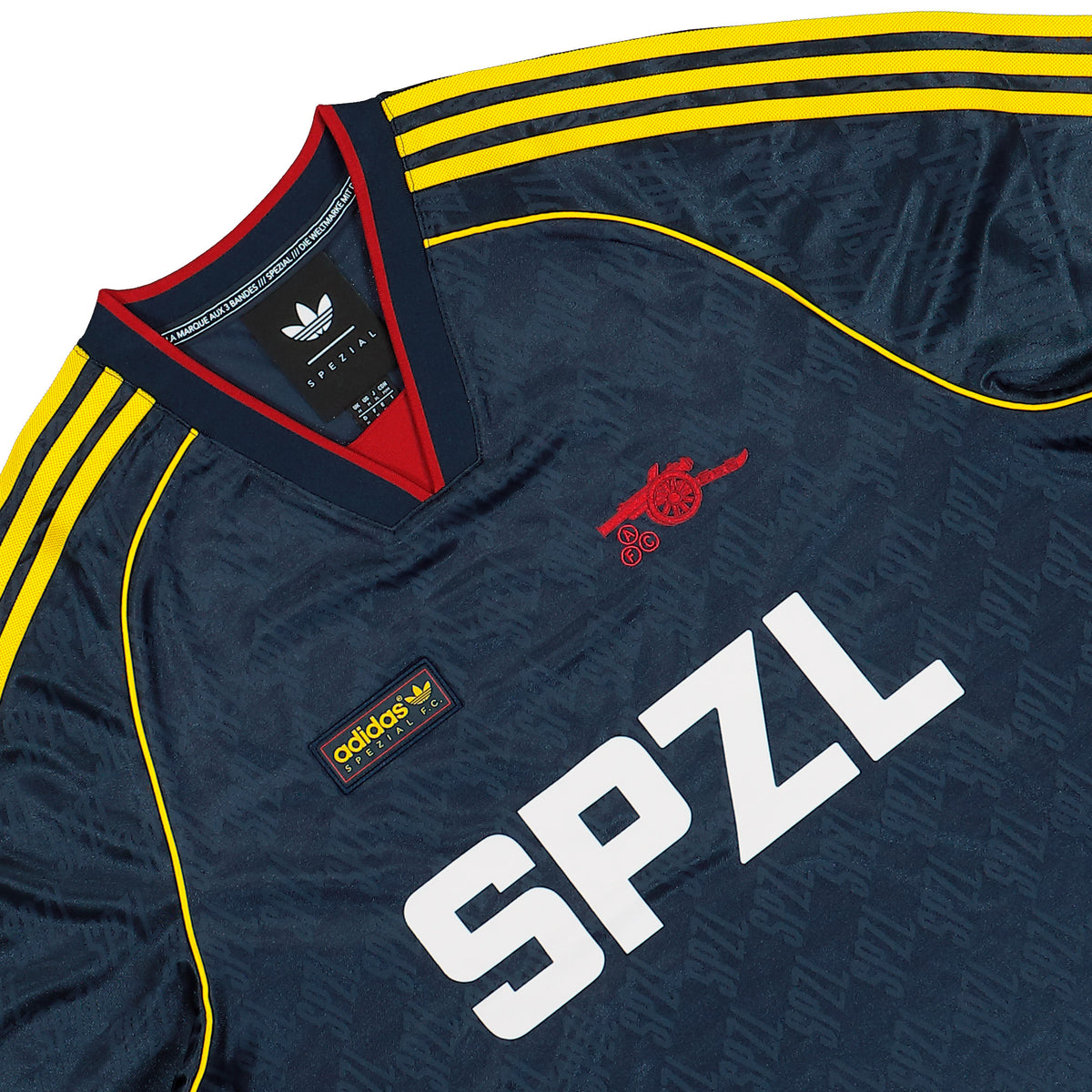 adidas Arsenal FC Tee SPZL F.C. Collegiate Gold / Aurora Ink T-Shirt KV4430 Detailfoto | Overkill